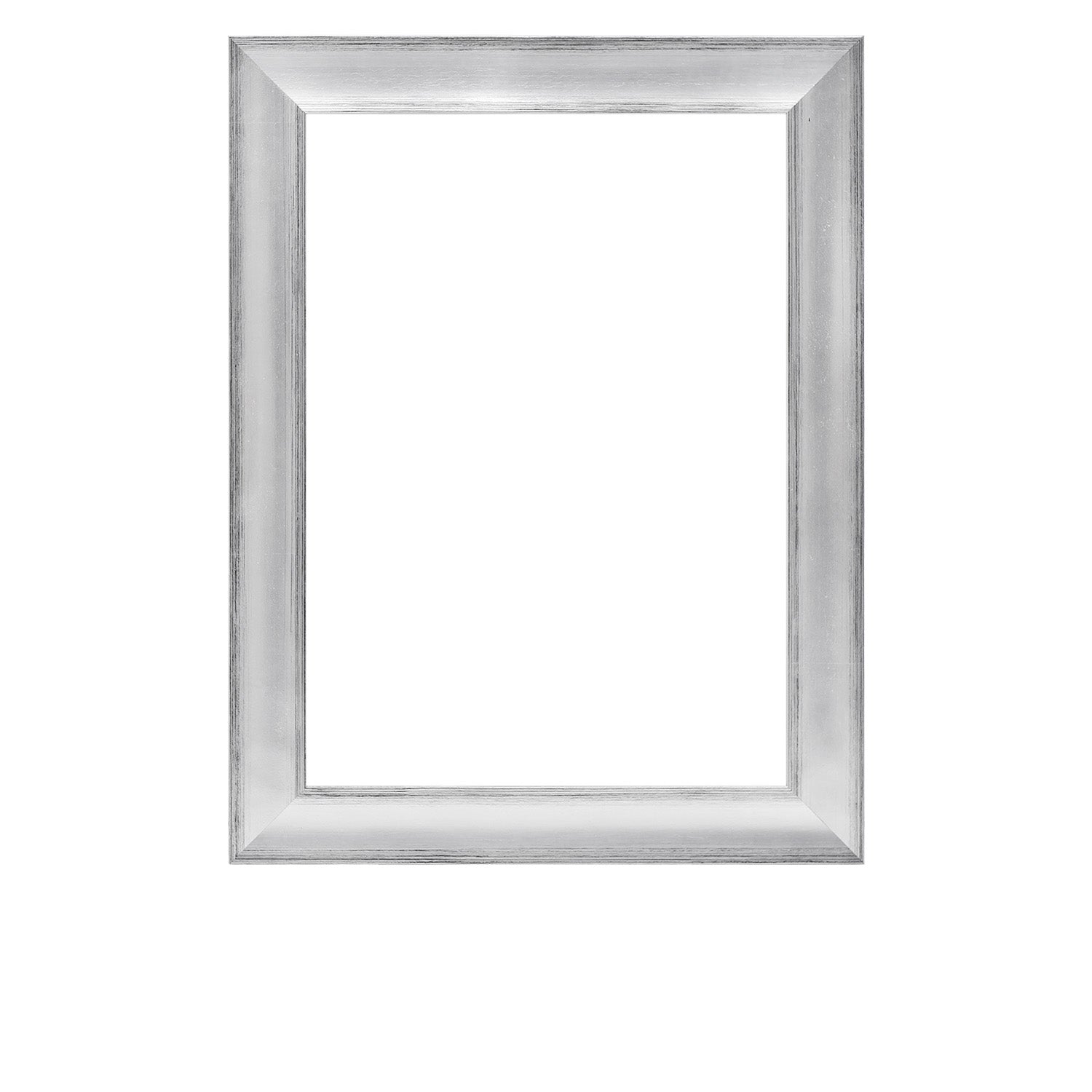 Silver Metallic Wood Picture Frame