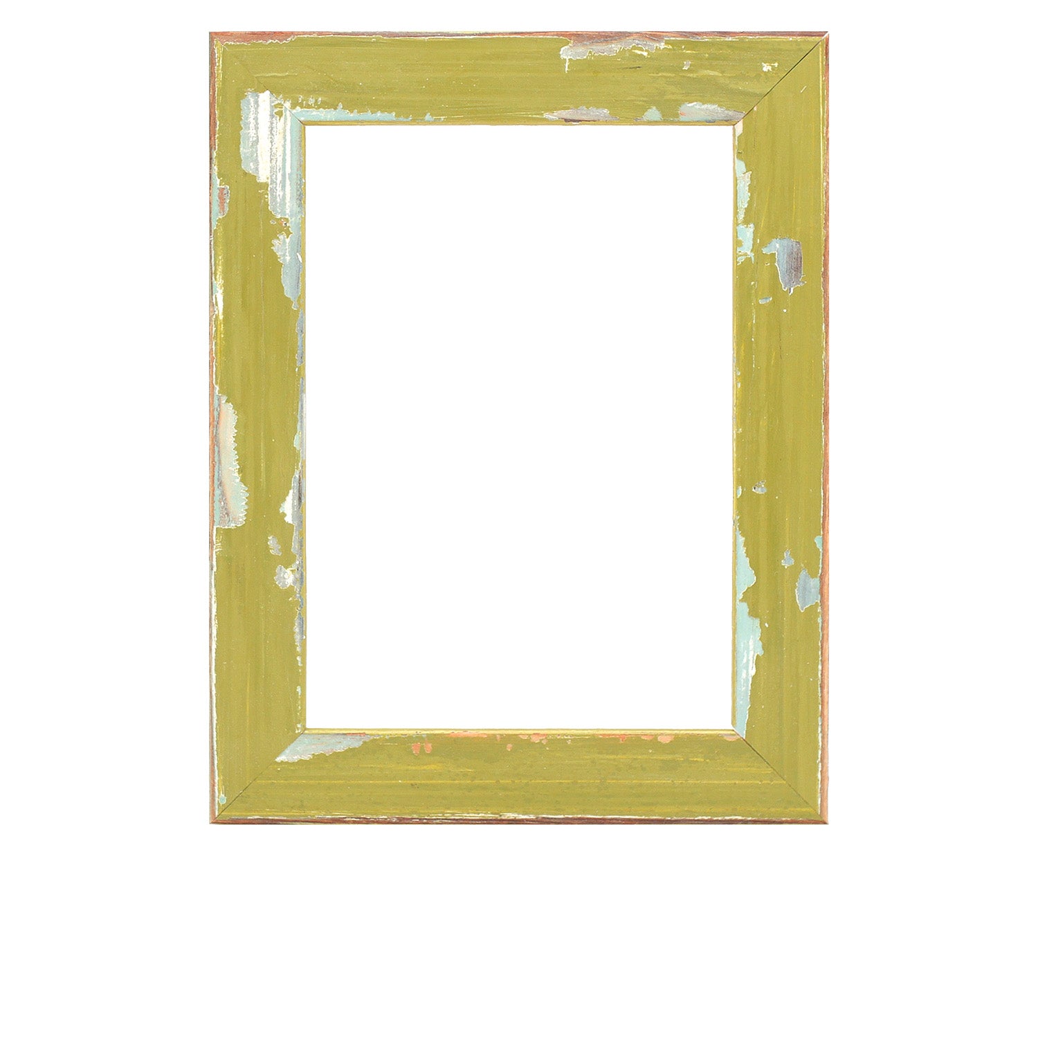 Olive Rustic Distressed Wood Picture Frame