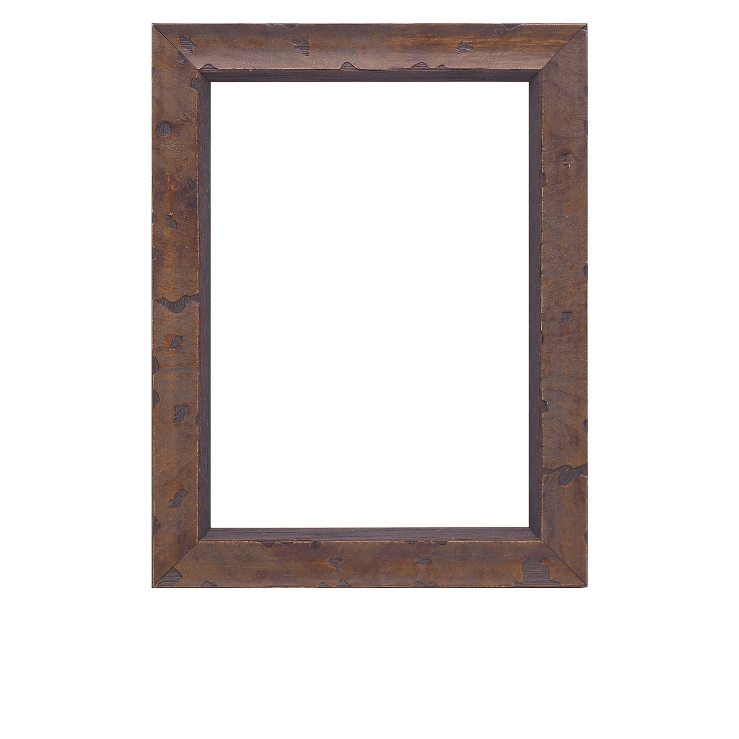 Brown Rustic Distressed Wood Picture Frame