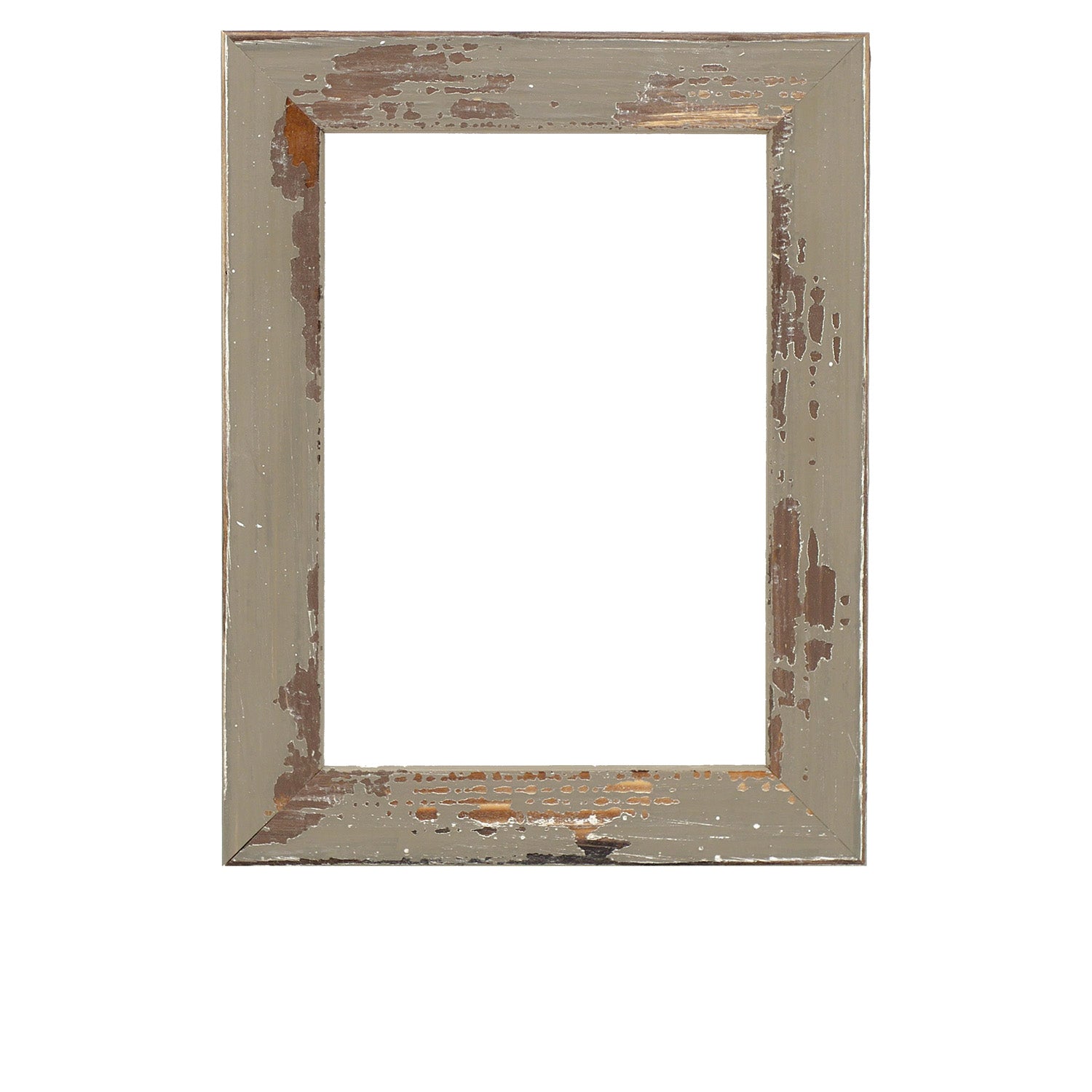 Gray Brown Rustic Distressed Wood Picture Frame