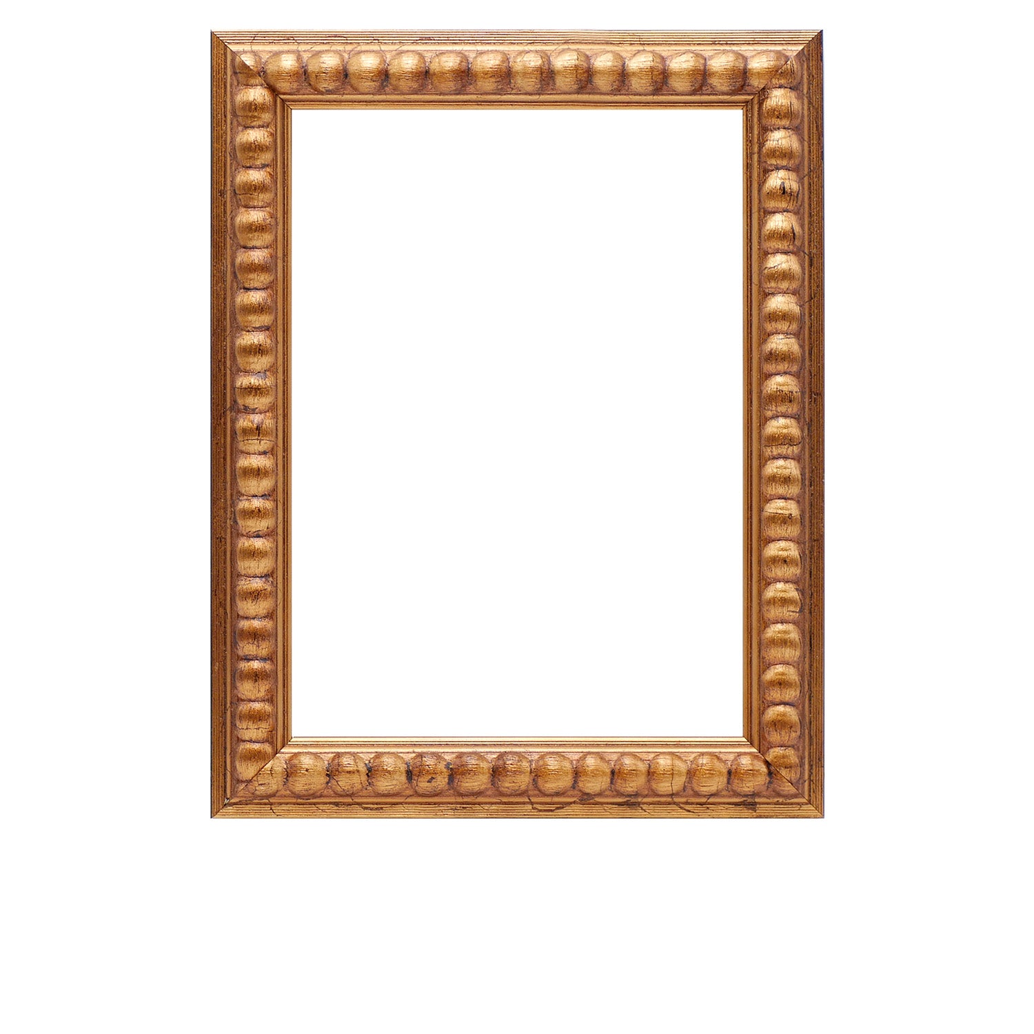 Gold Beaded Ornate Wood Picture Frame