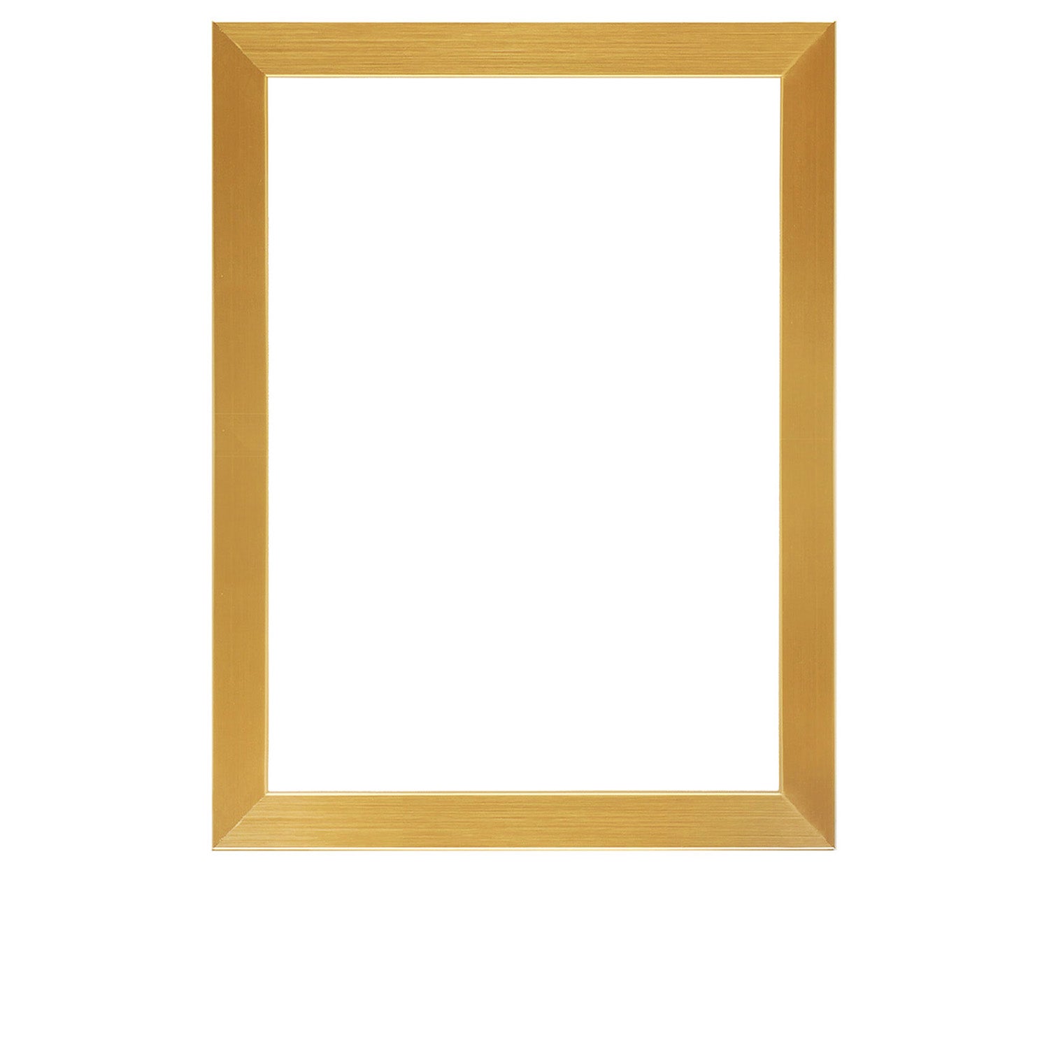 Gold Brushed Wood Picture Frame