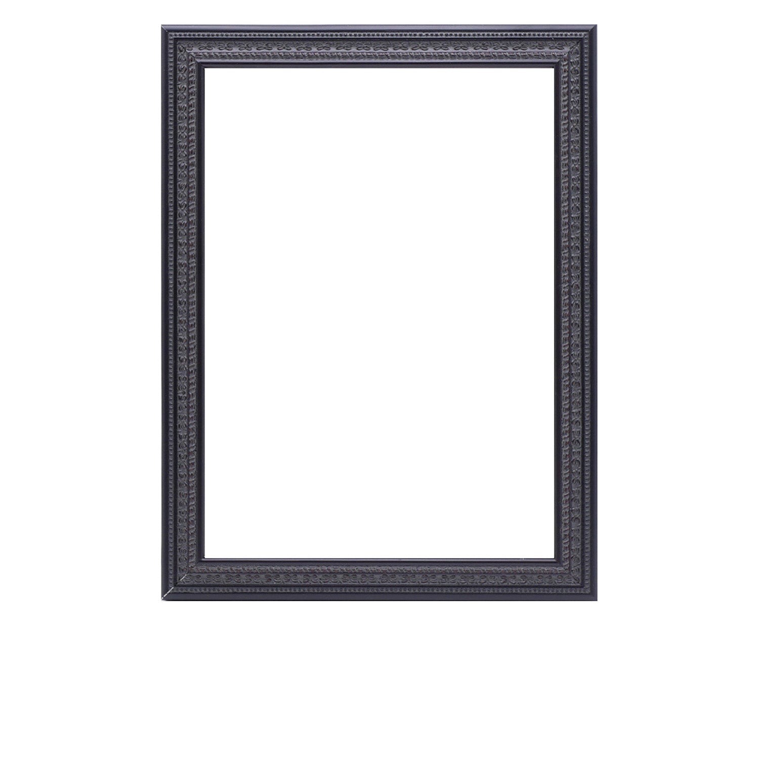 Black Ornate Wood Picture Frame