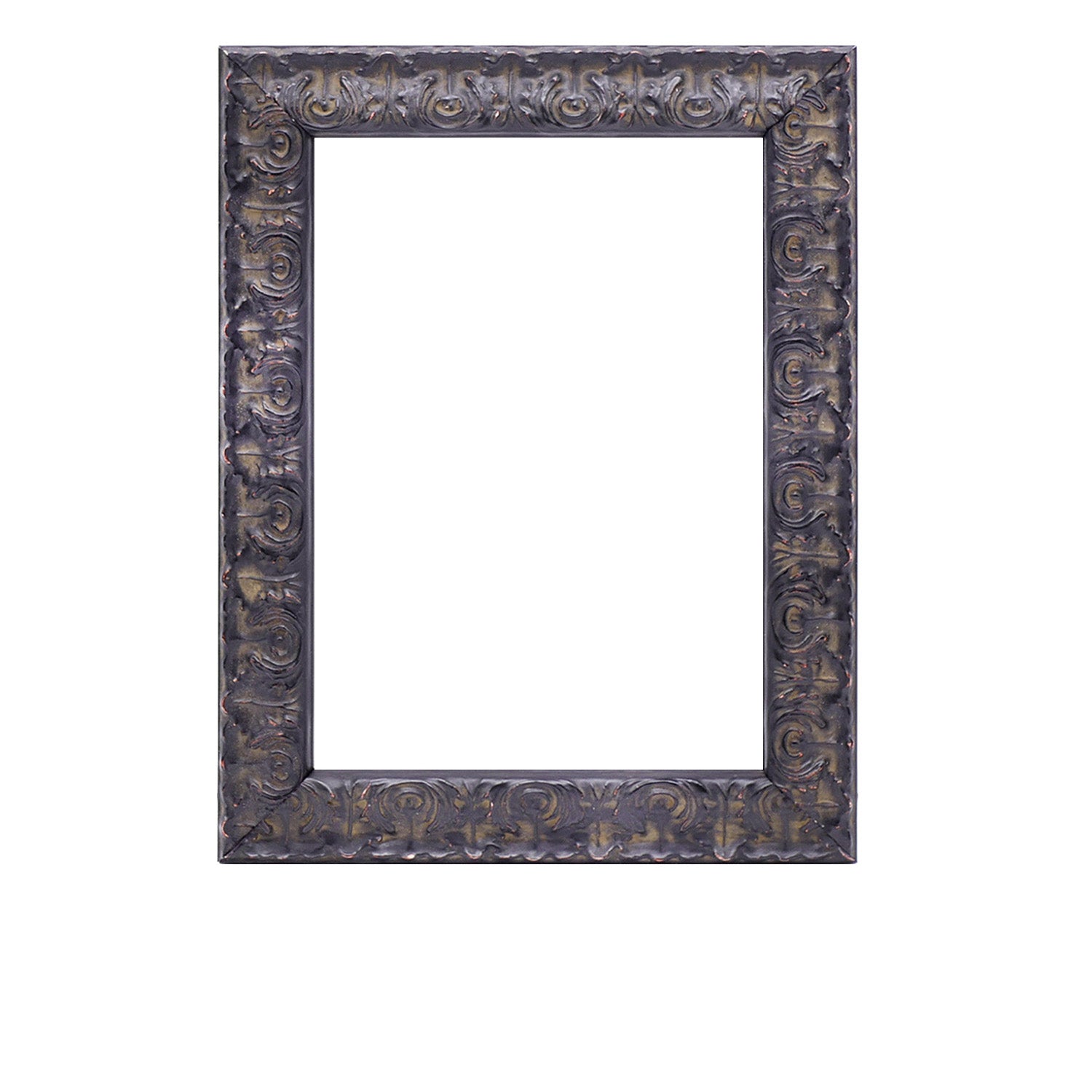 Black Ornate Wood Picture Frame