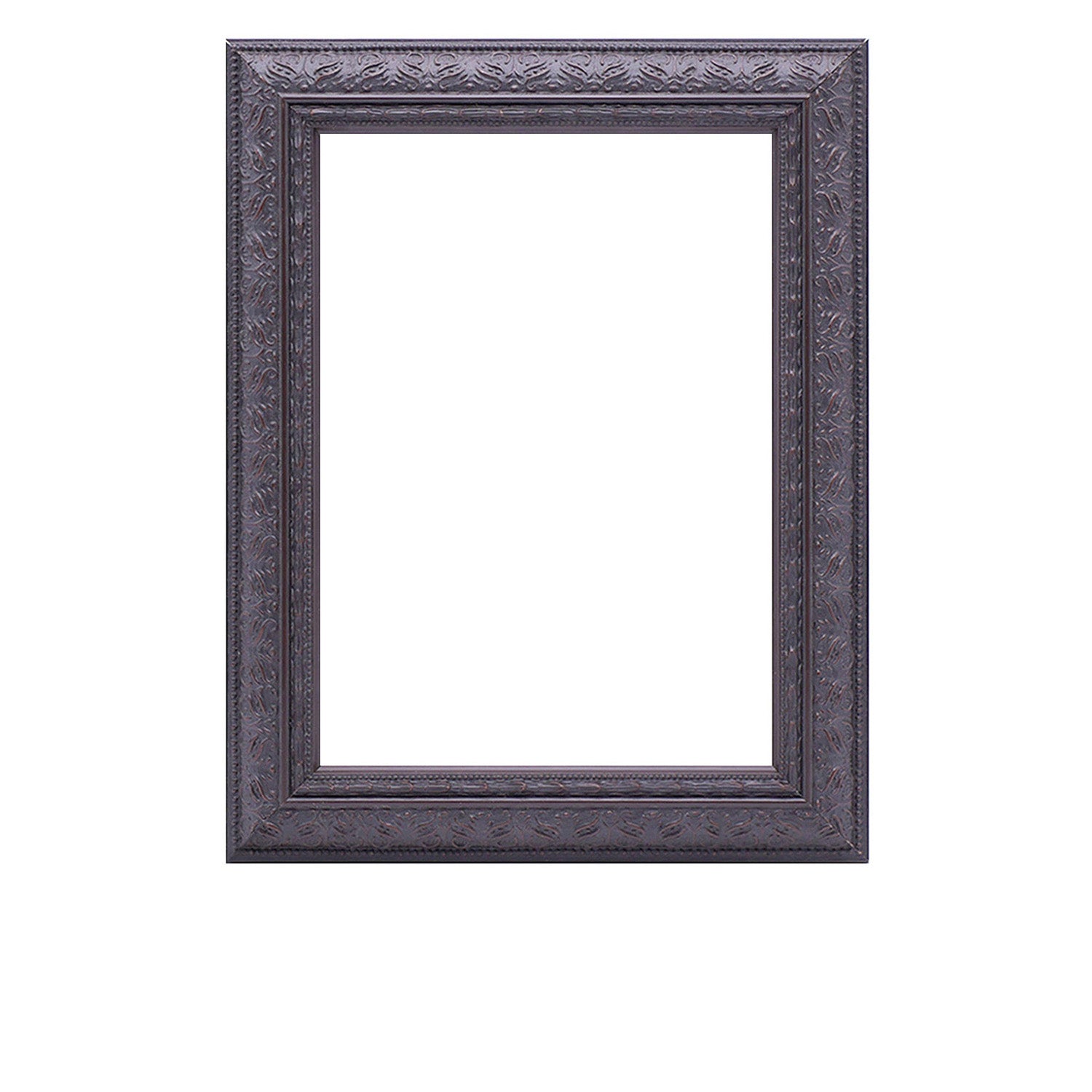 Dark Brown Ornate Wood Picture Frame