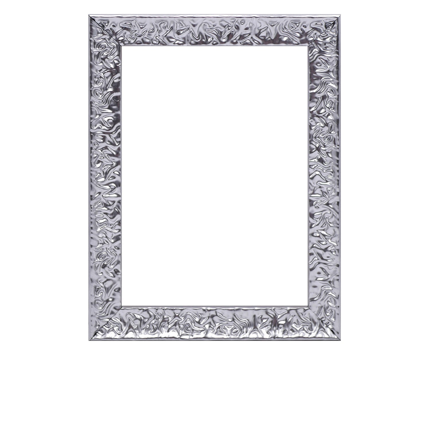 Silver Ornate Wood Picture Frame