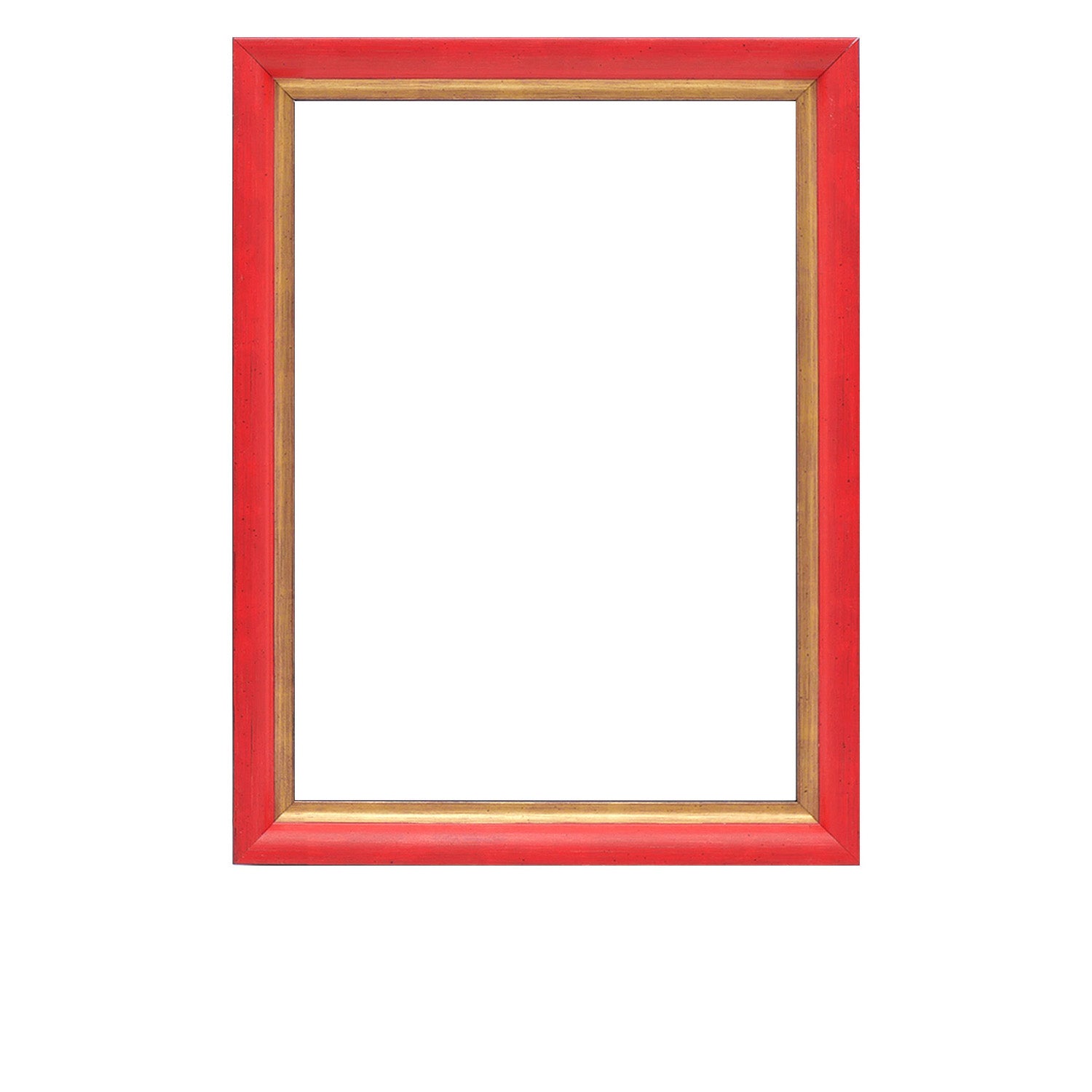 Red and Gold Wood Picture Frame