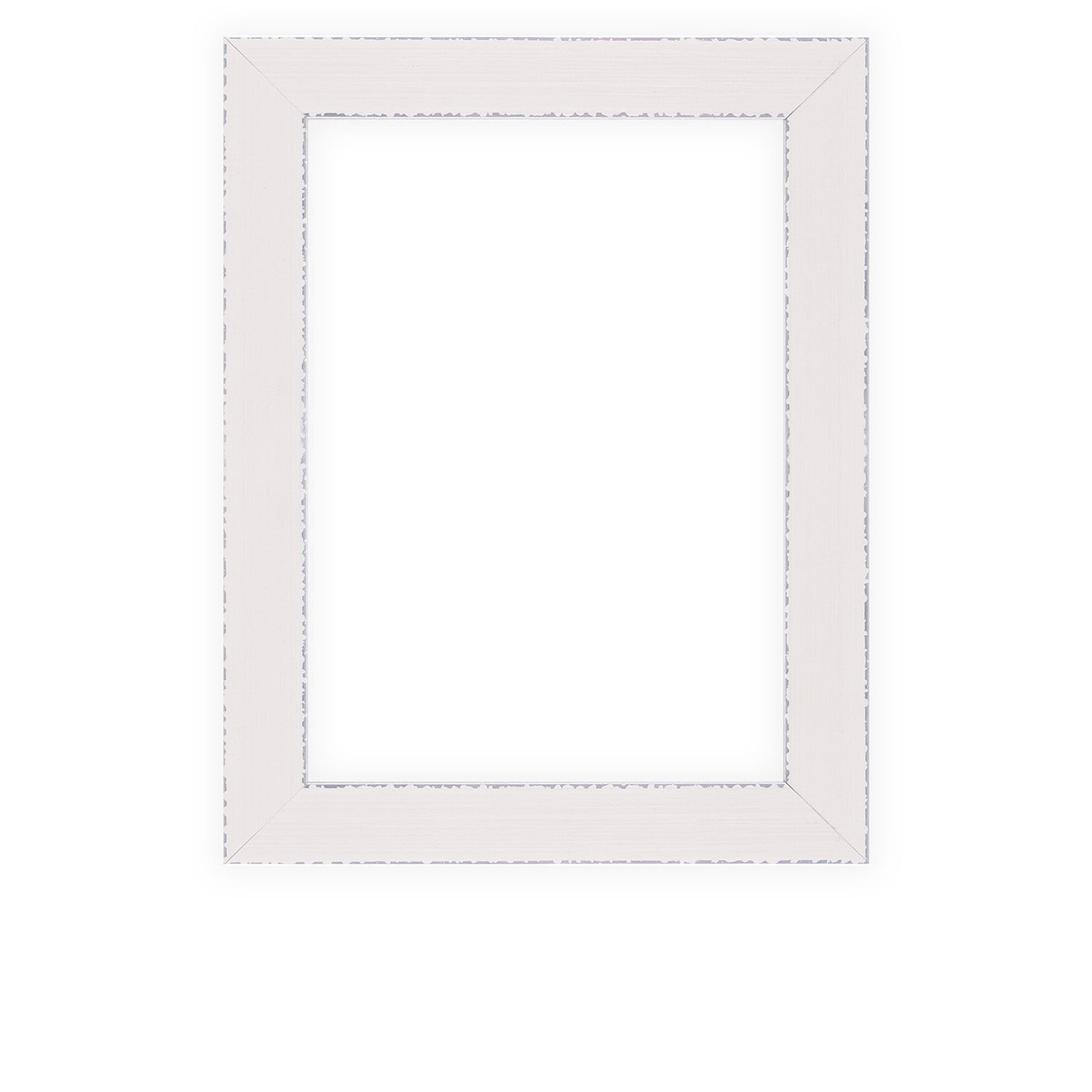White Glossy Lacquer Wood Picture Frame