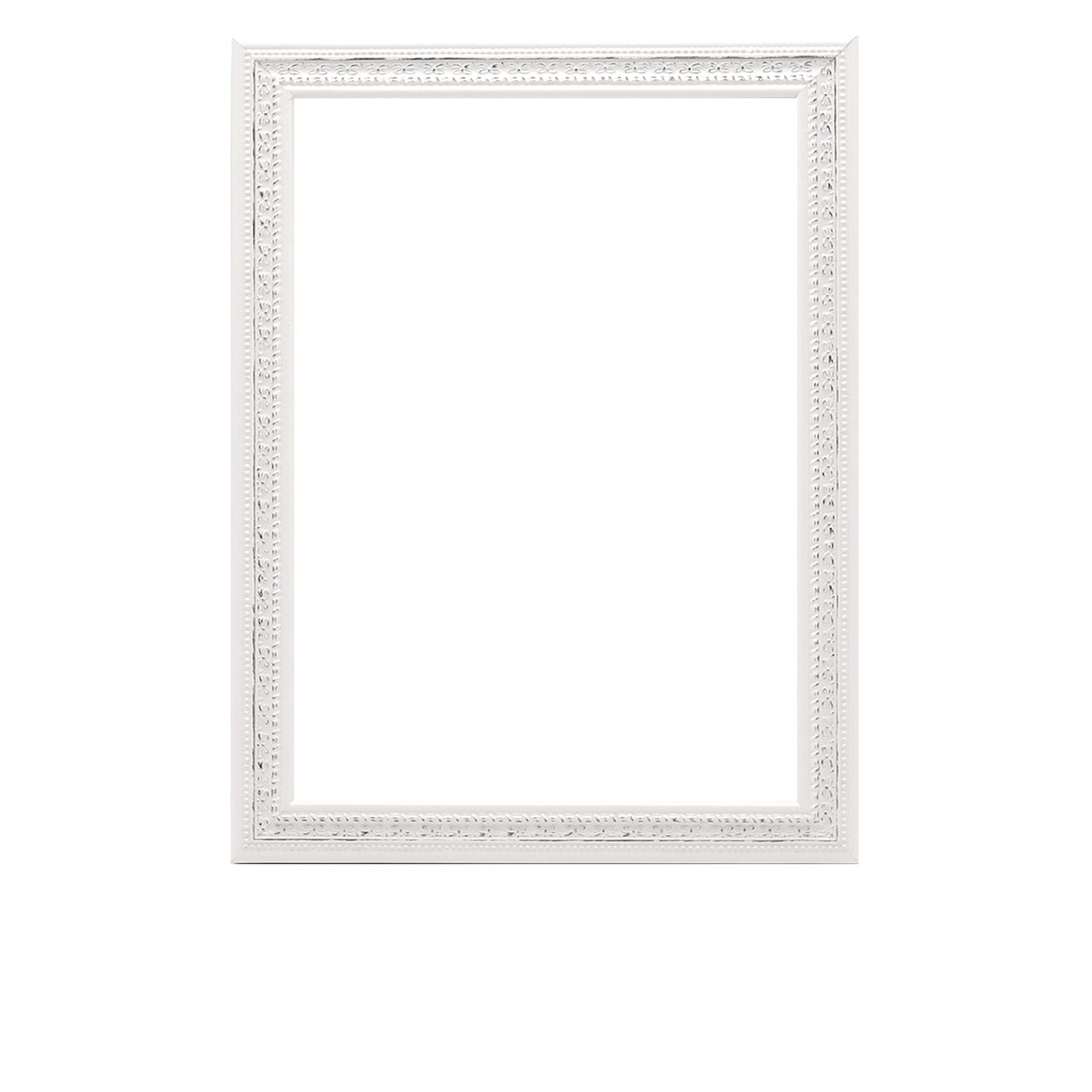 Off-White Ornate Wood Picture Frame