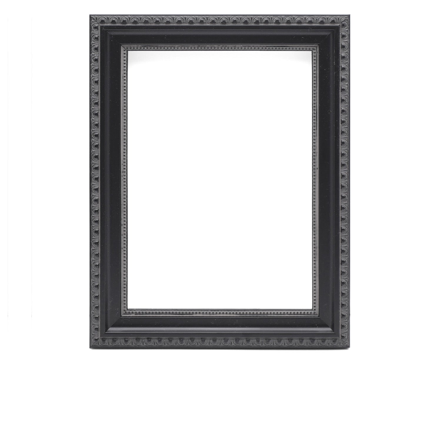 Black Ornate Wood Picture Frame