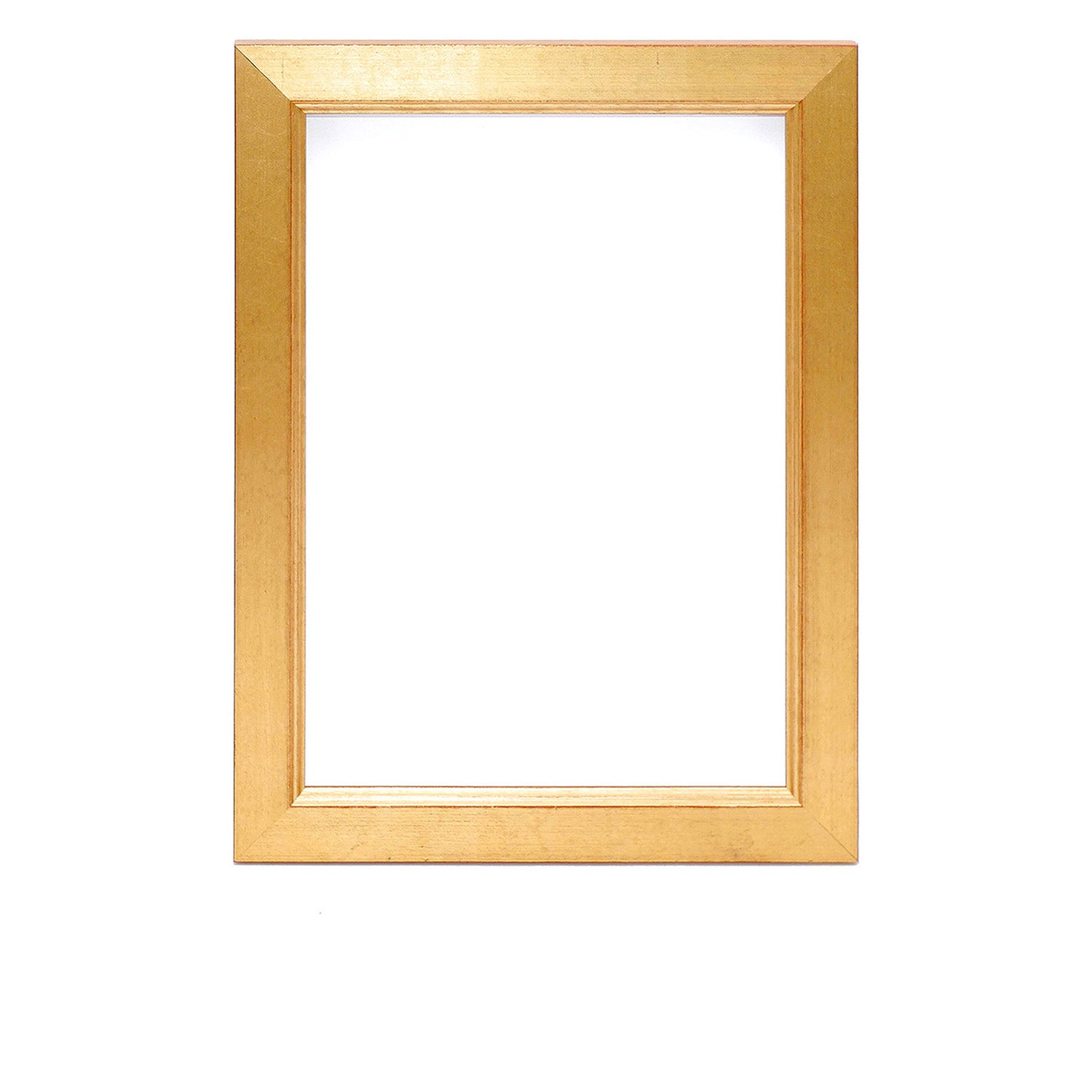 1" Wide Gold Wood Picture Frame