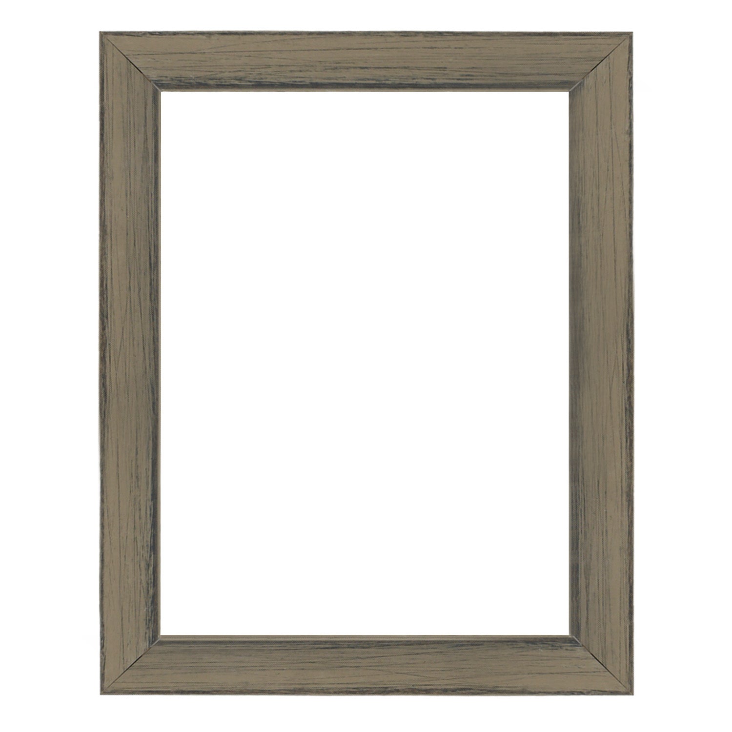 Gray Brown Rustic Wood Picture Frame