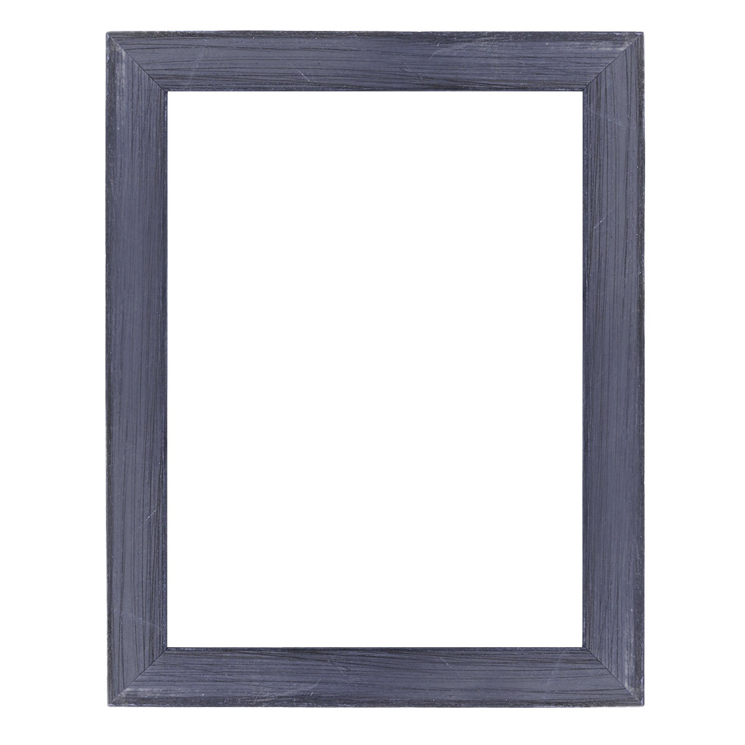 Navy Rustic Wood Picture Frame