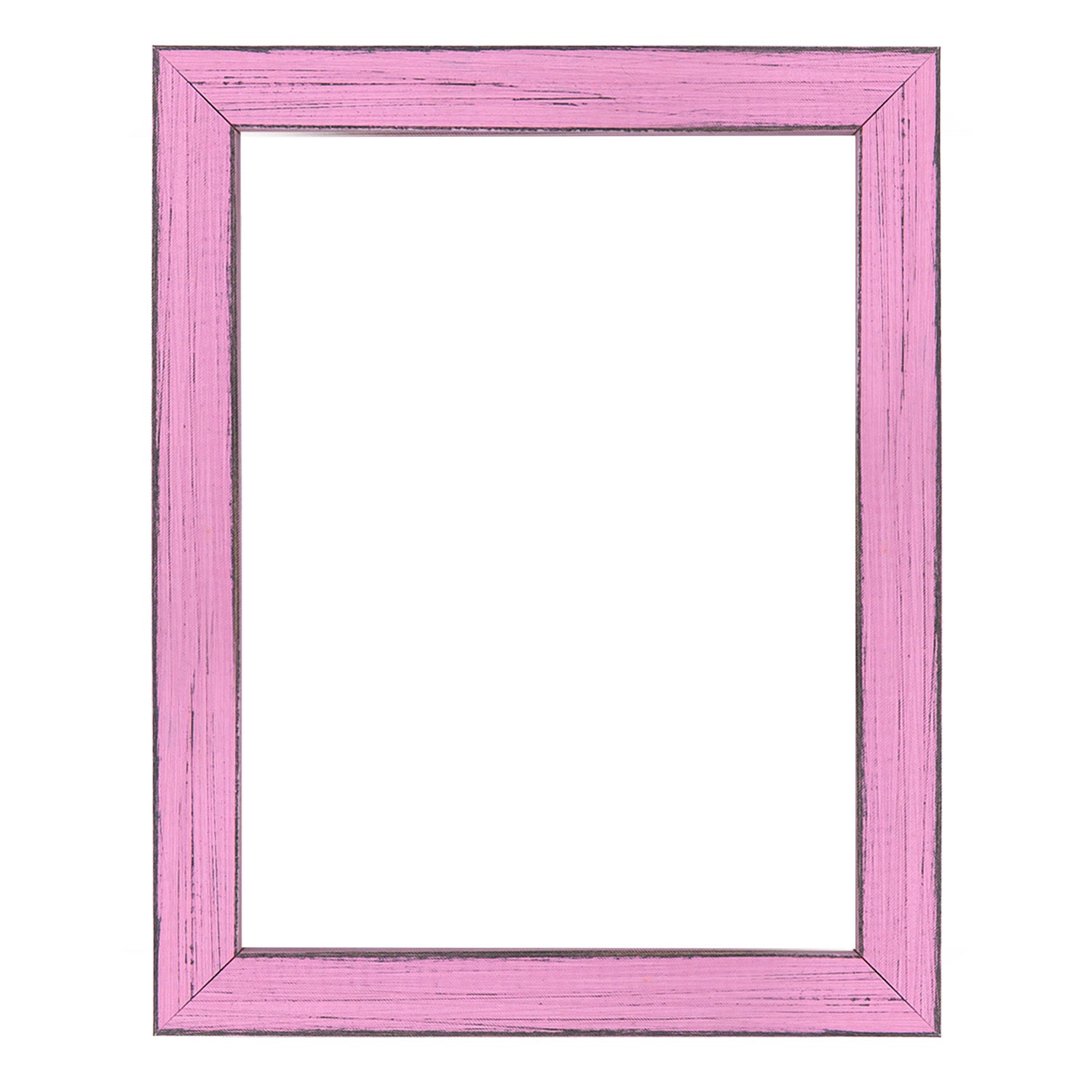 Pink Rustic Wood Picture Frame