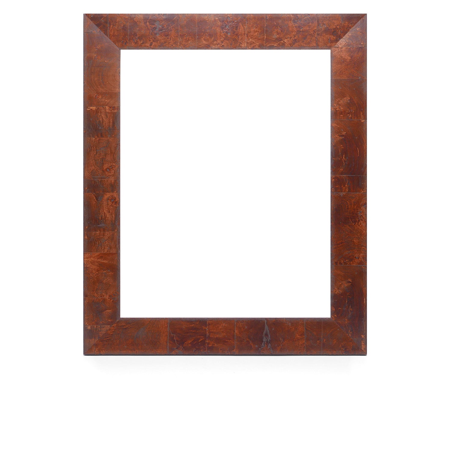 Brown Burl Wood Picture Frame