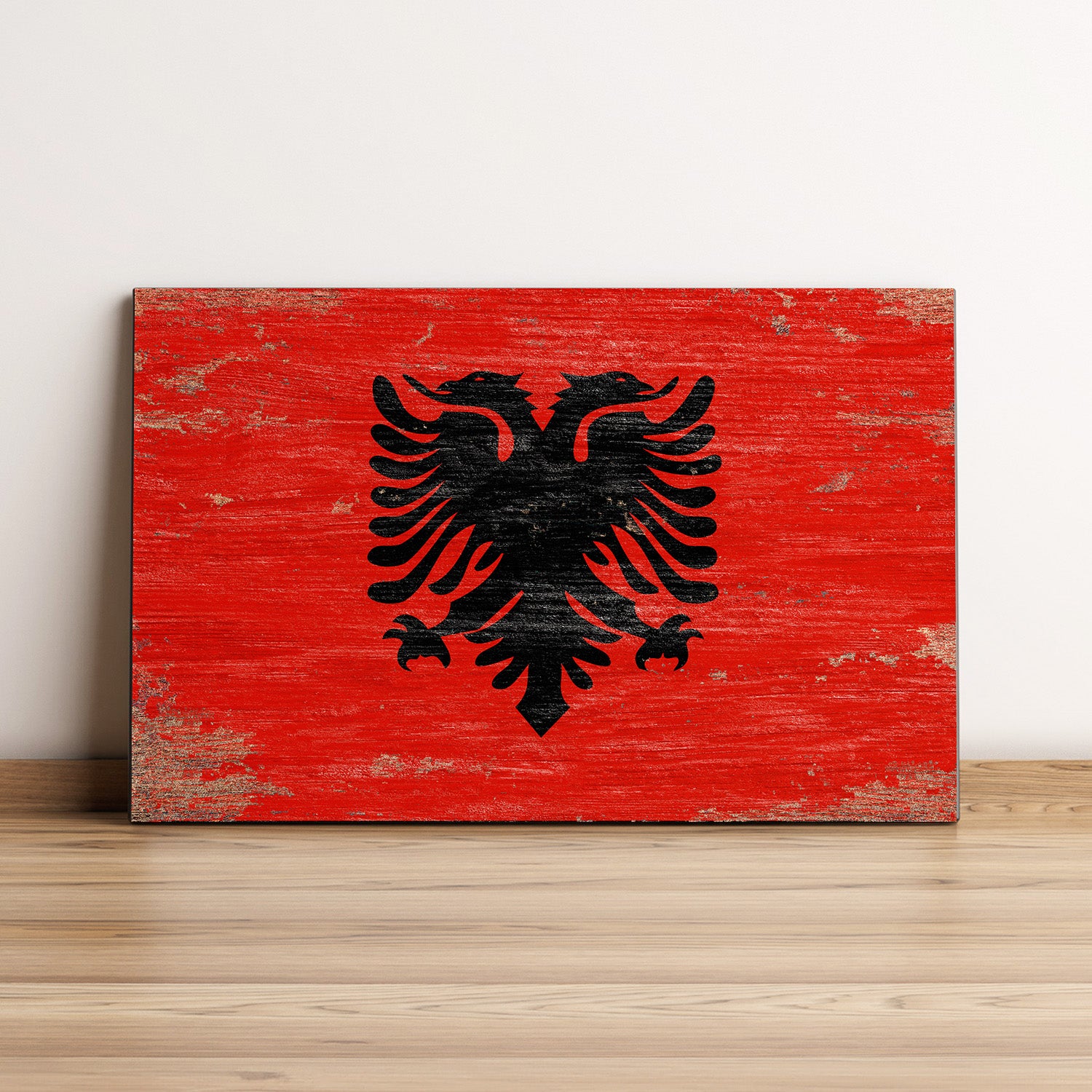 Albania Flag Wall Art