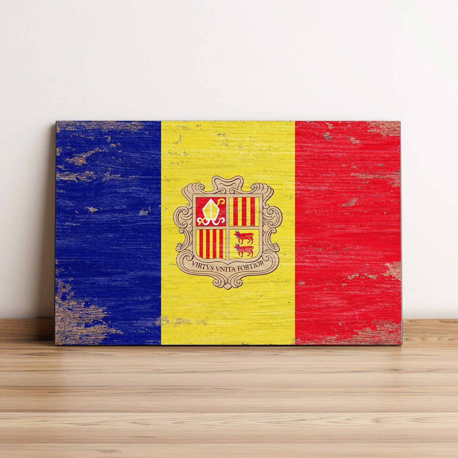 Andorra Flag Wall Art