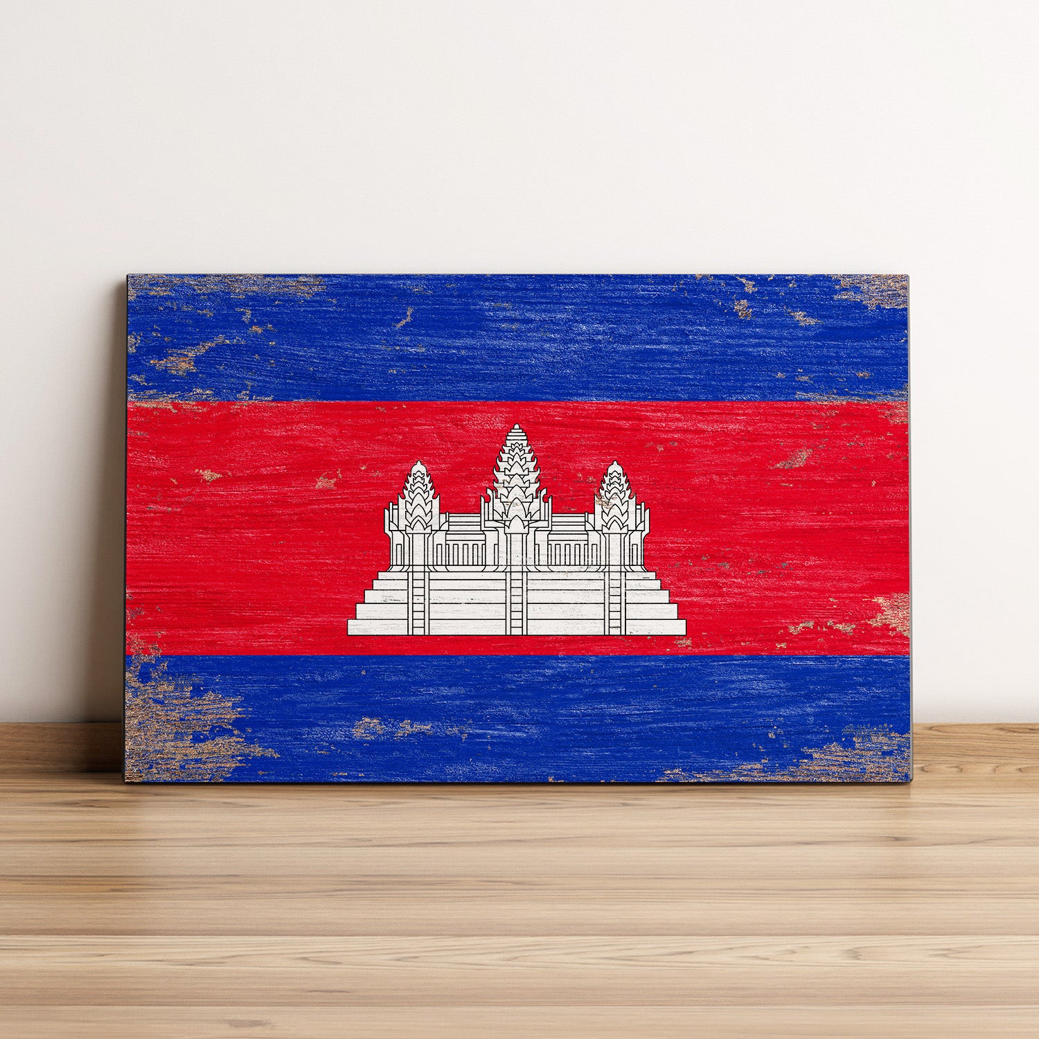 Cambodia Flag Wall Art