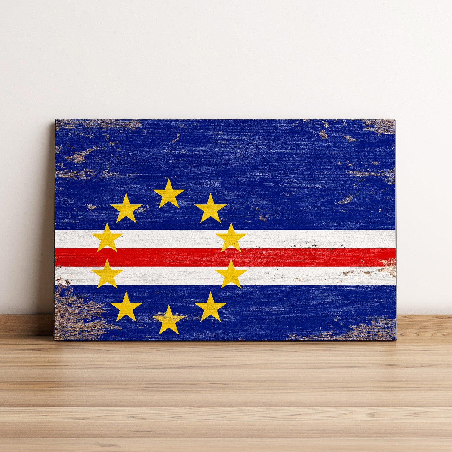 Cabo Verde Flag Wall Art