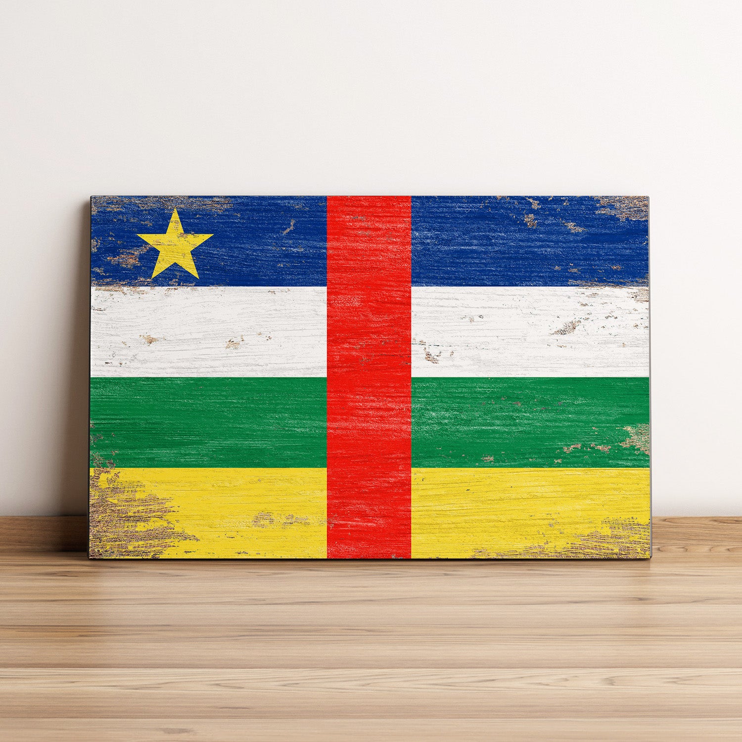 Central African Republic Flag Wall Art