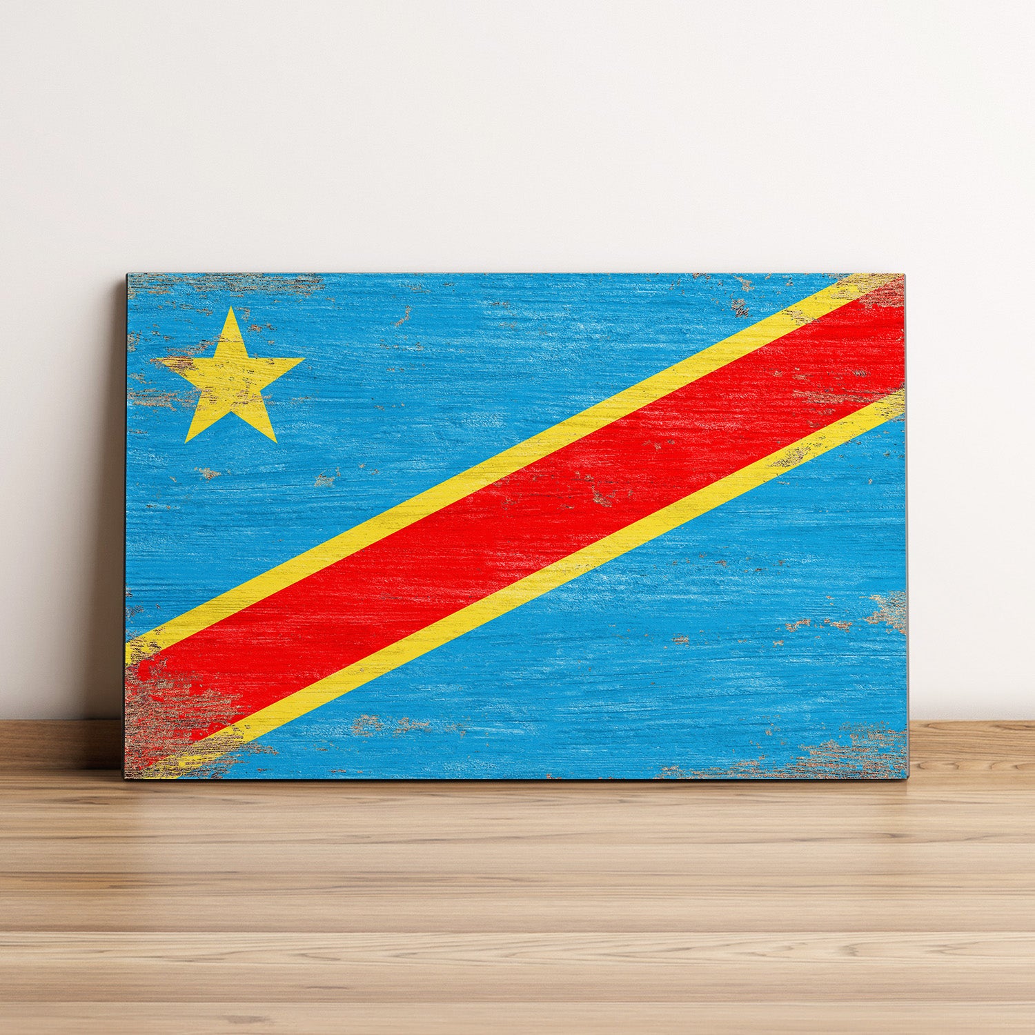 Democratic Republic of the Congo Flag Wall Art