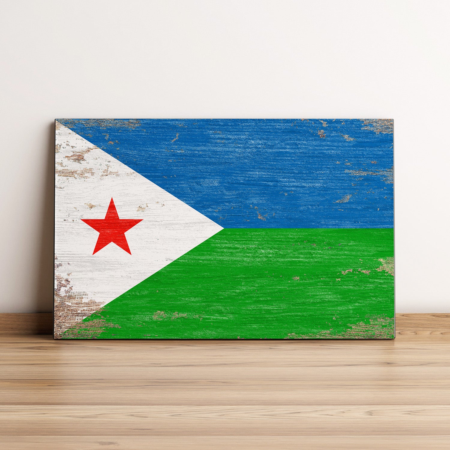 Djibouti Flag Wall Art