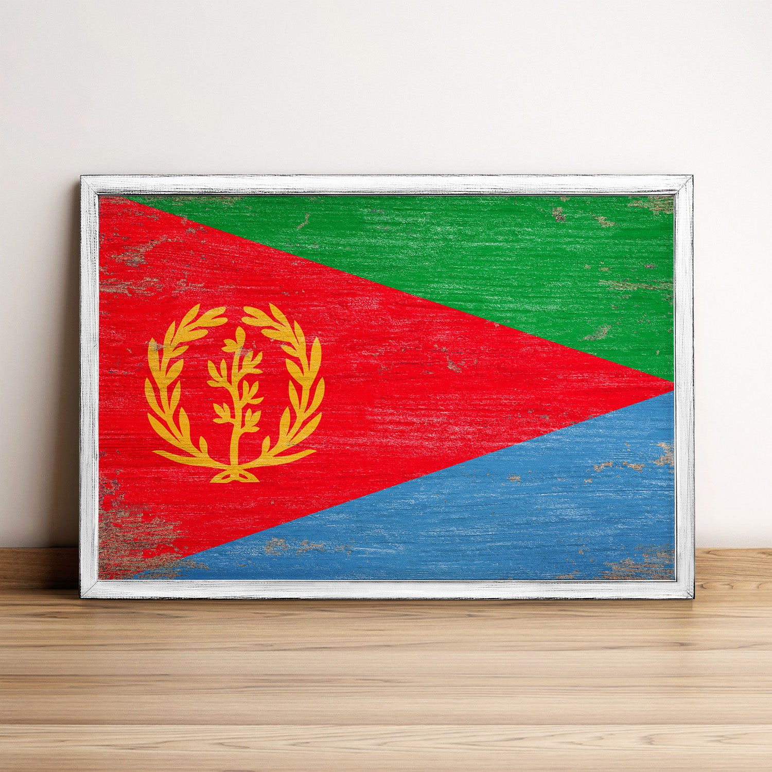 Eritrea Flag Framed Wall Art