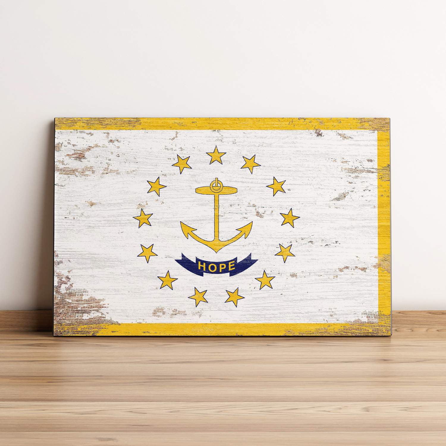 Rhode Island State Flag Wall Art