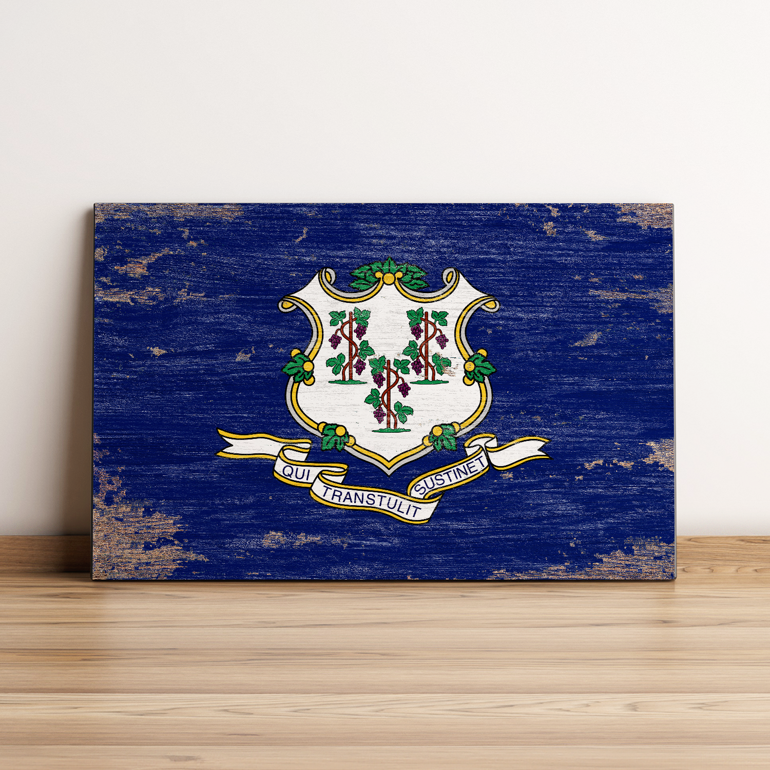 Connecticut State Flag Wall Art