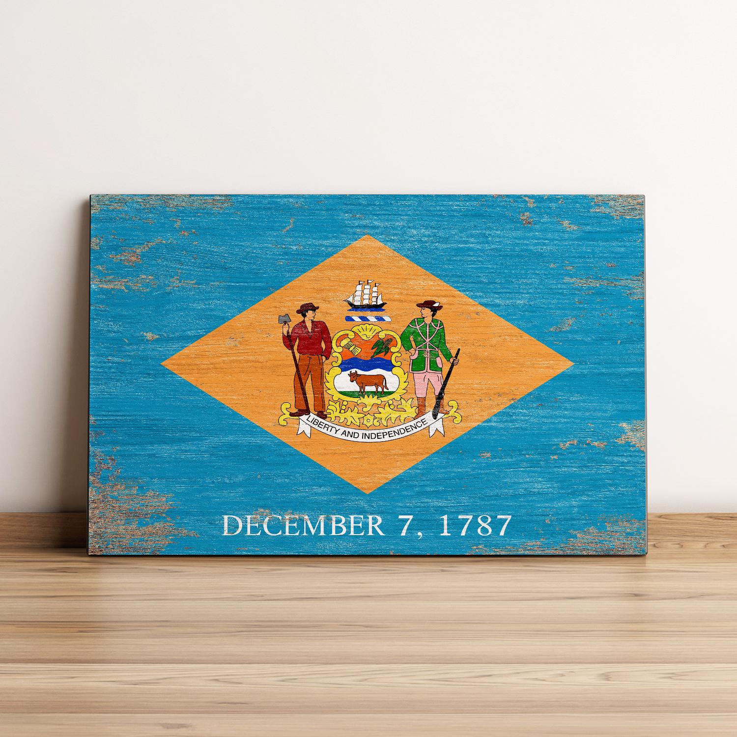 Delaware State Flag Wall Art