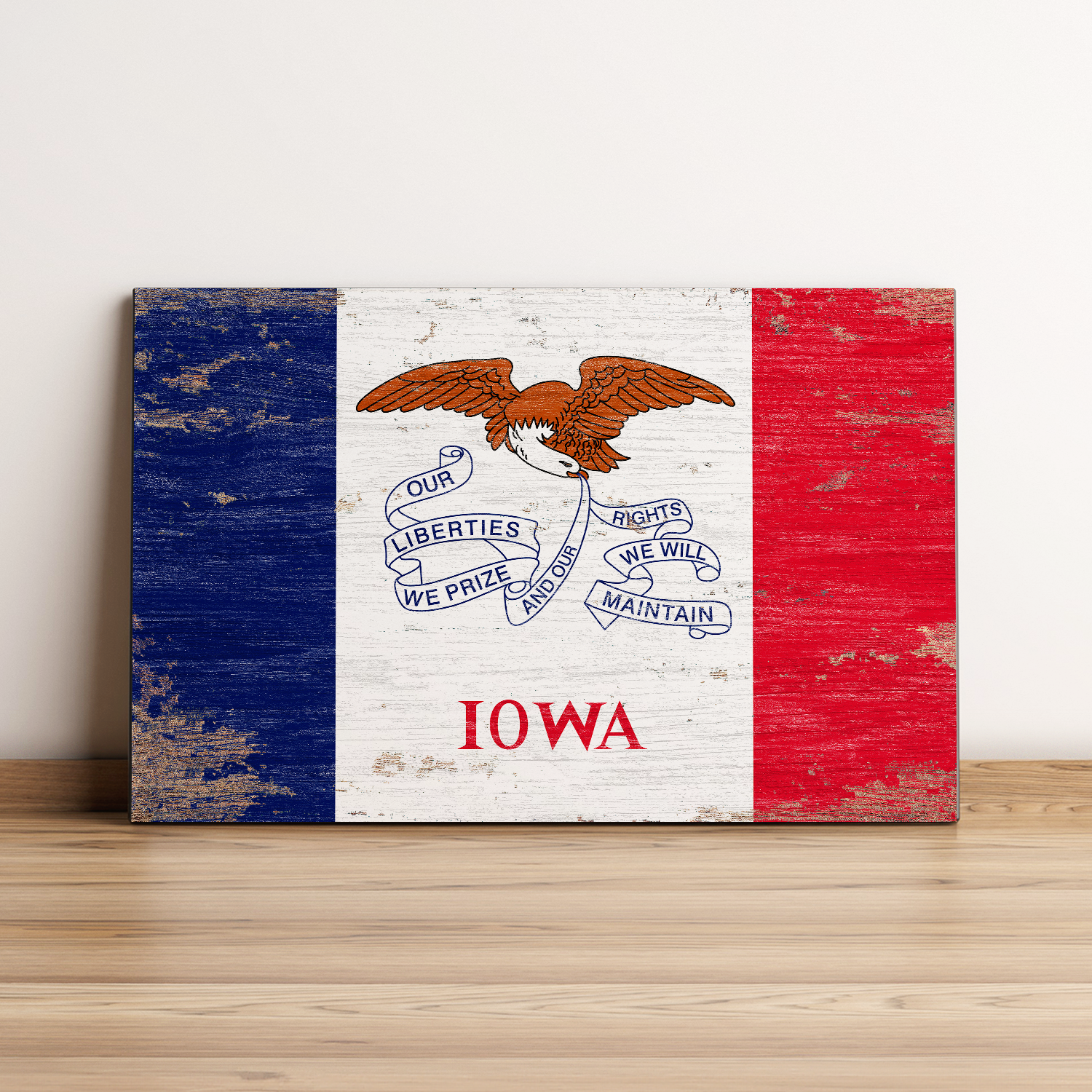 Iowa State Flag Wall Art