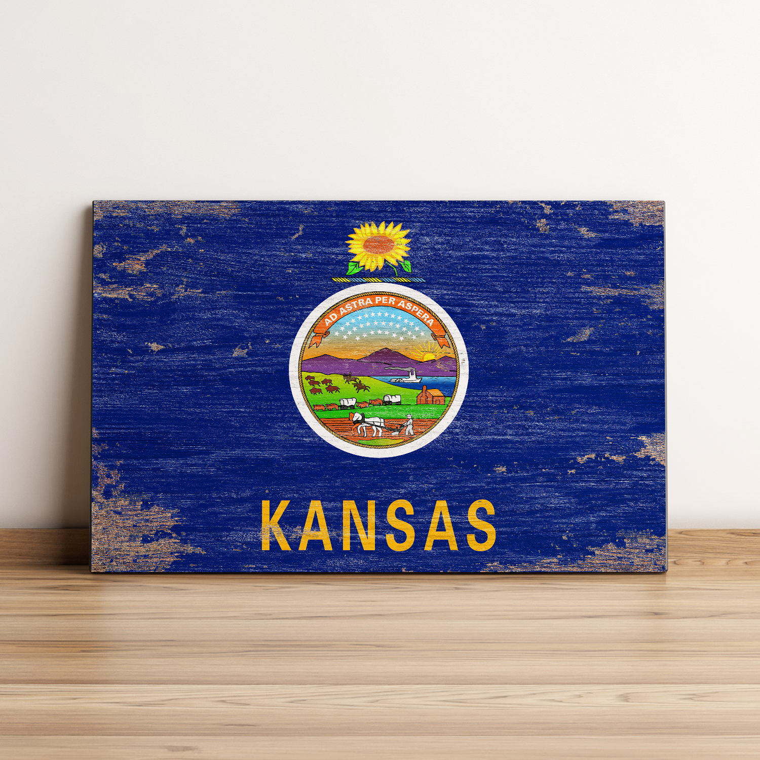 Kansas State Flag Wall Art