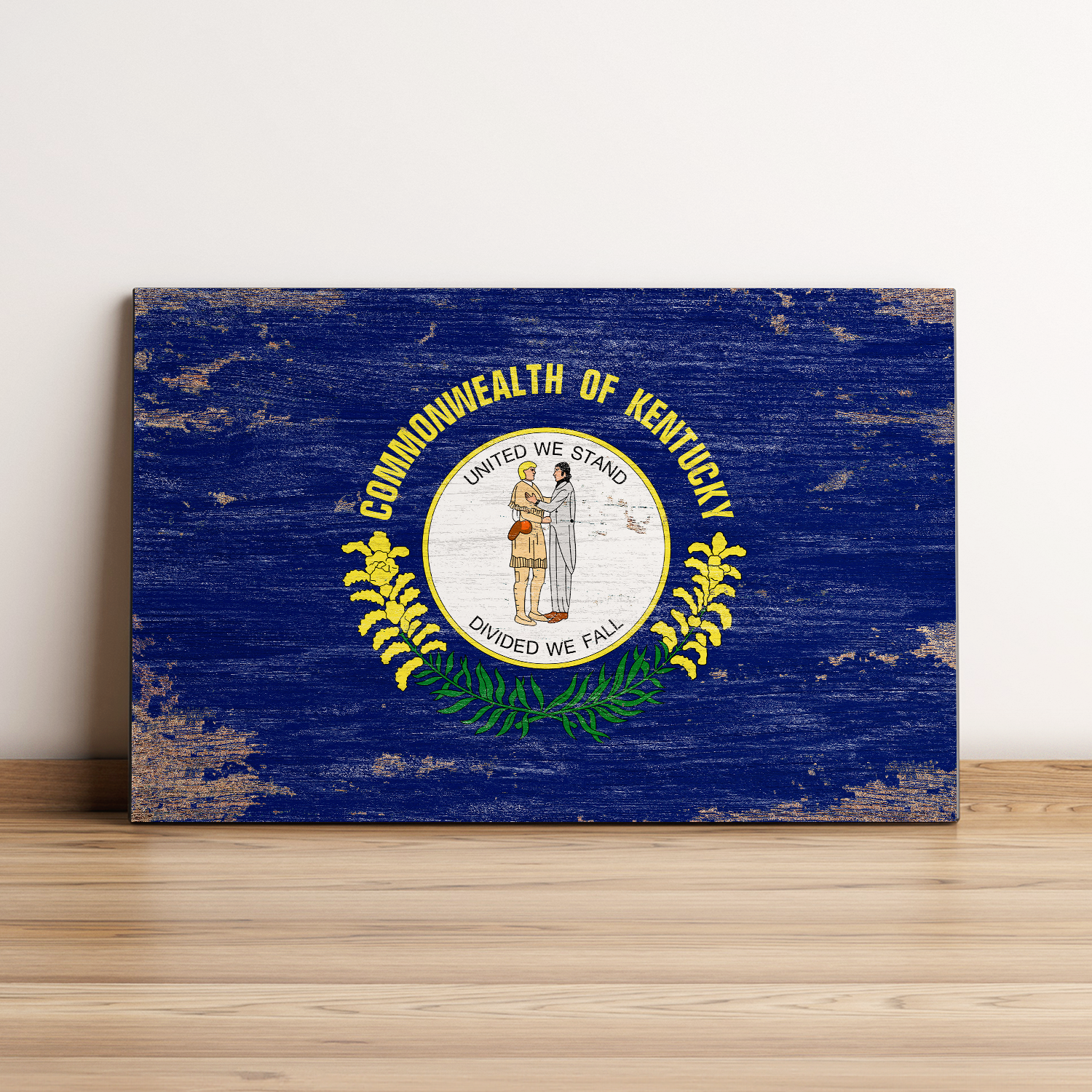 Kentucky State Flag Wall Art