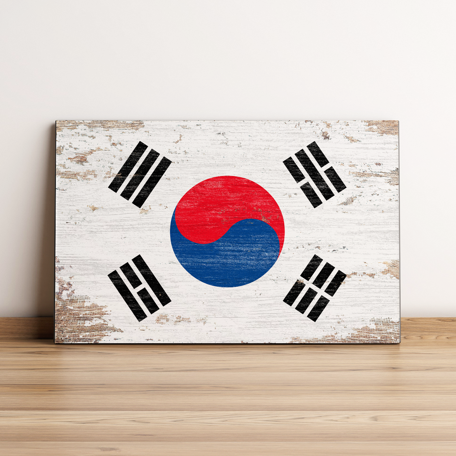 South Korea Flag Wall Art