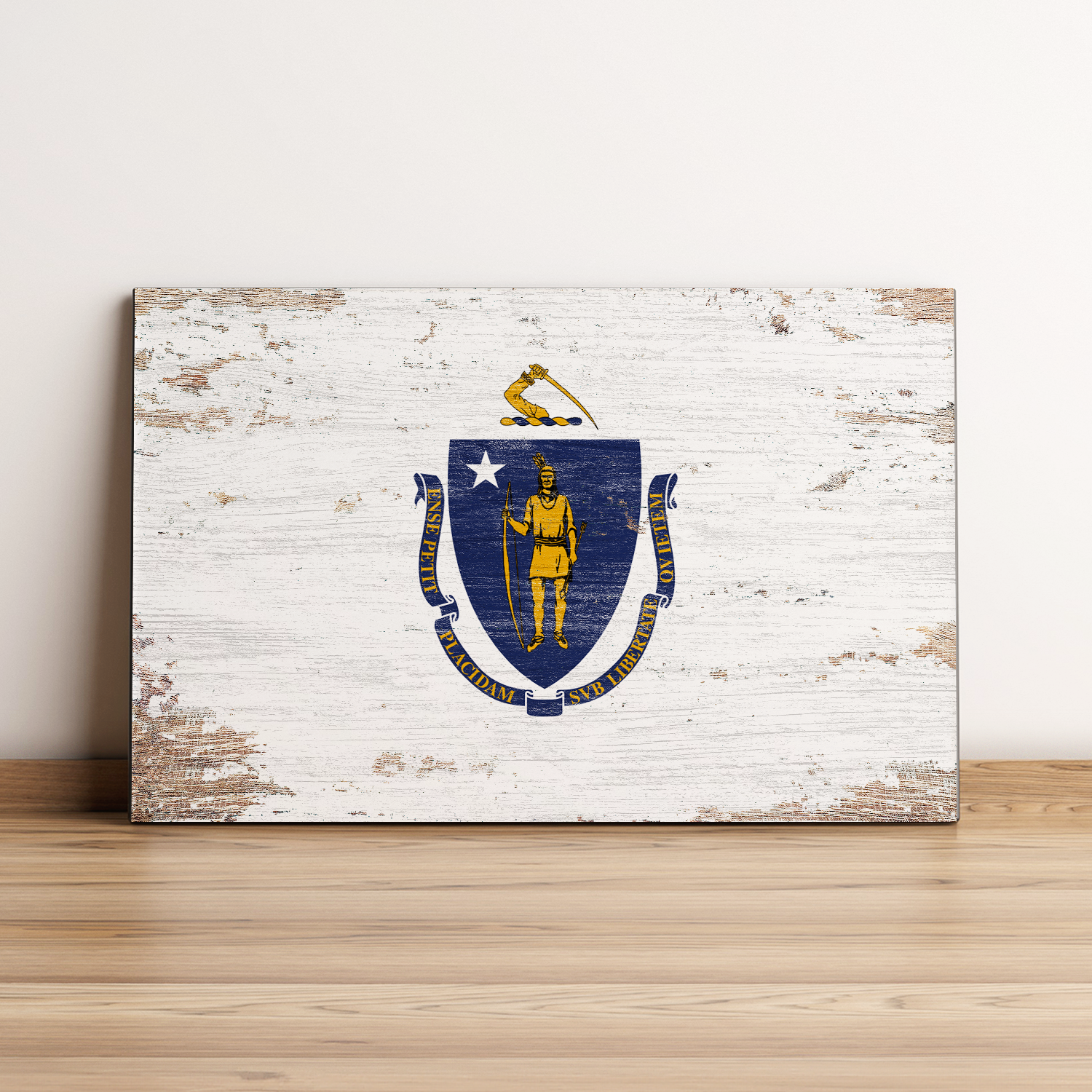 Massachusetts State Flag Wall Art