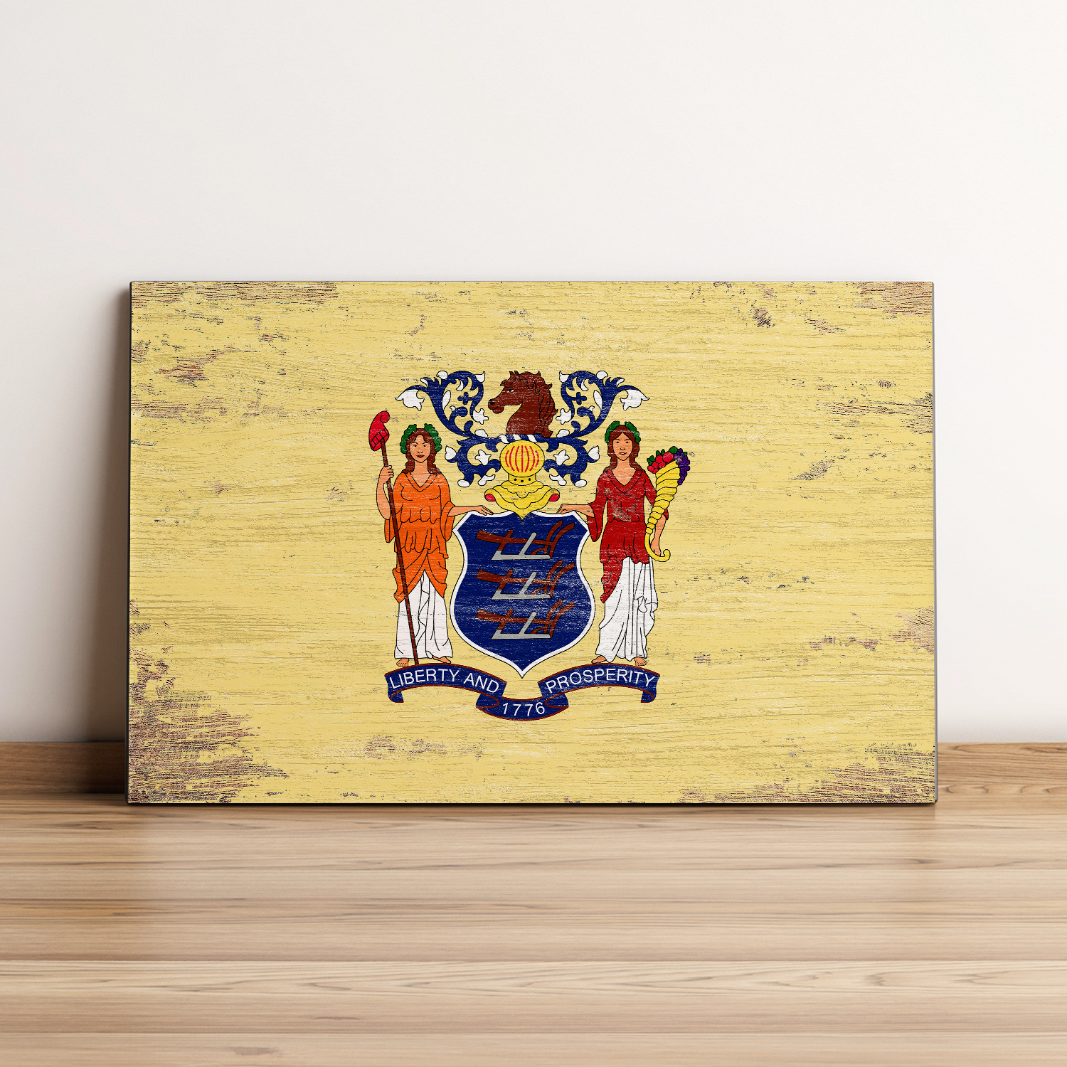 New Jersey State Flag Wall Art