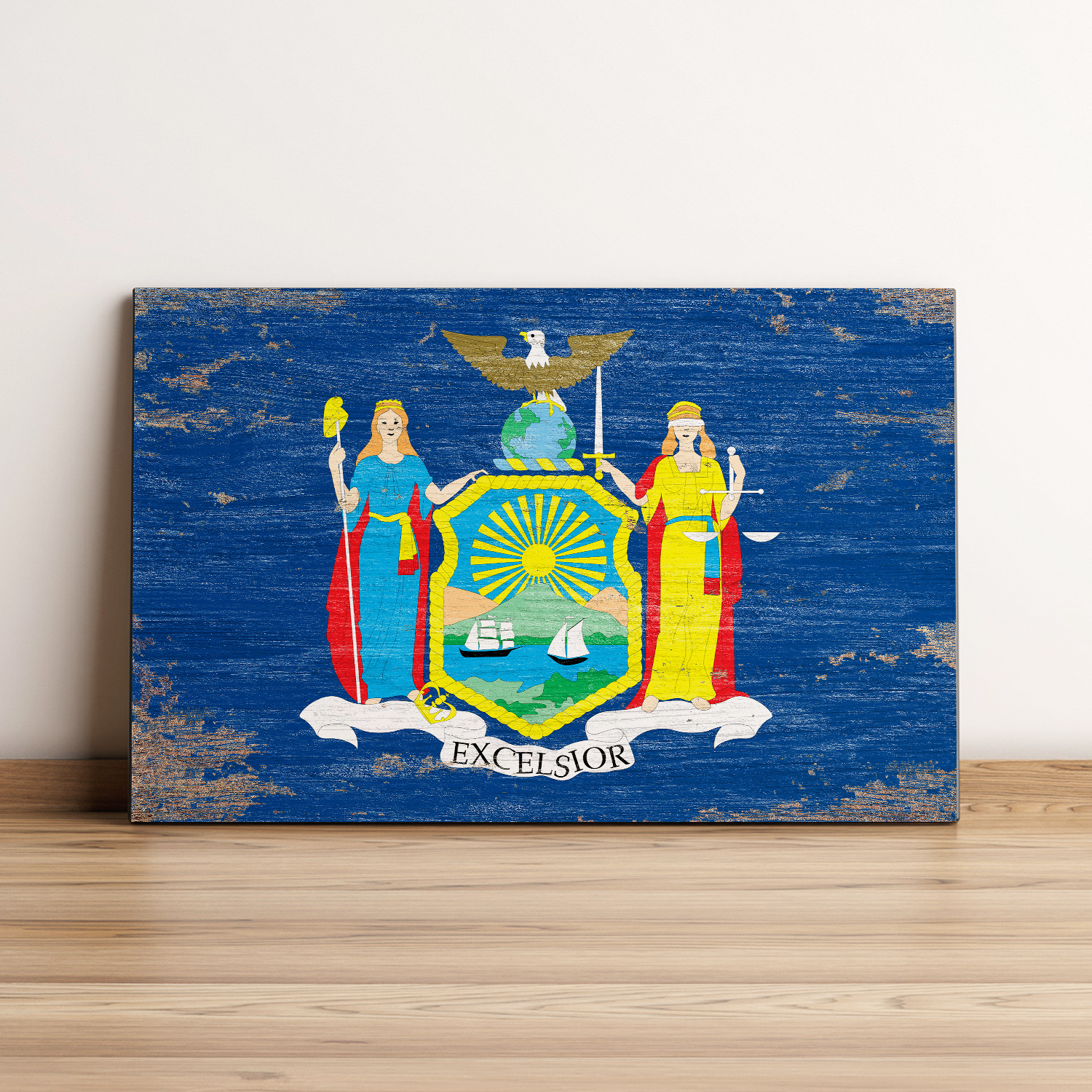 New York State Flag Wall Art