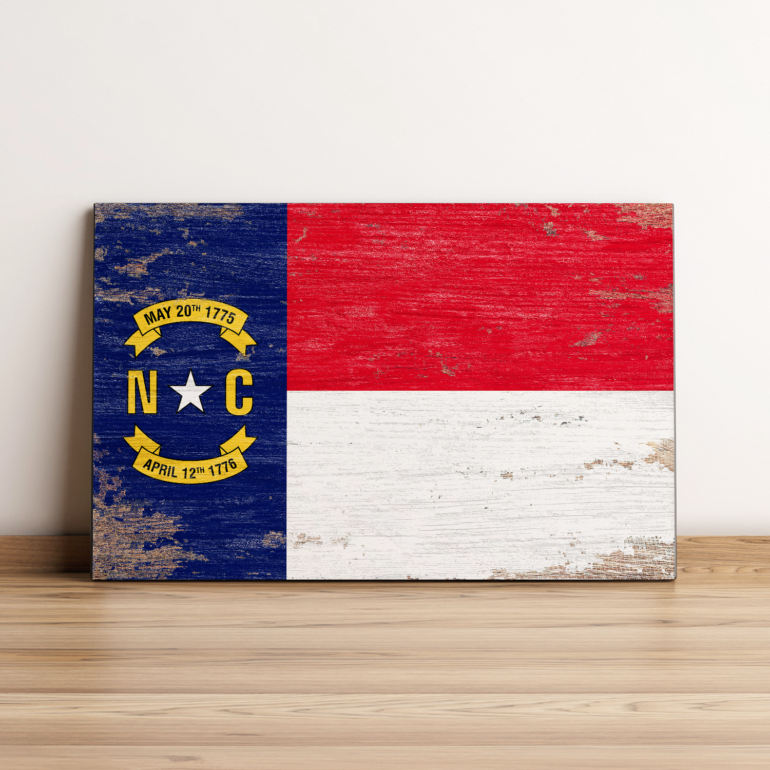 North Carolina State Flag Wall Art