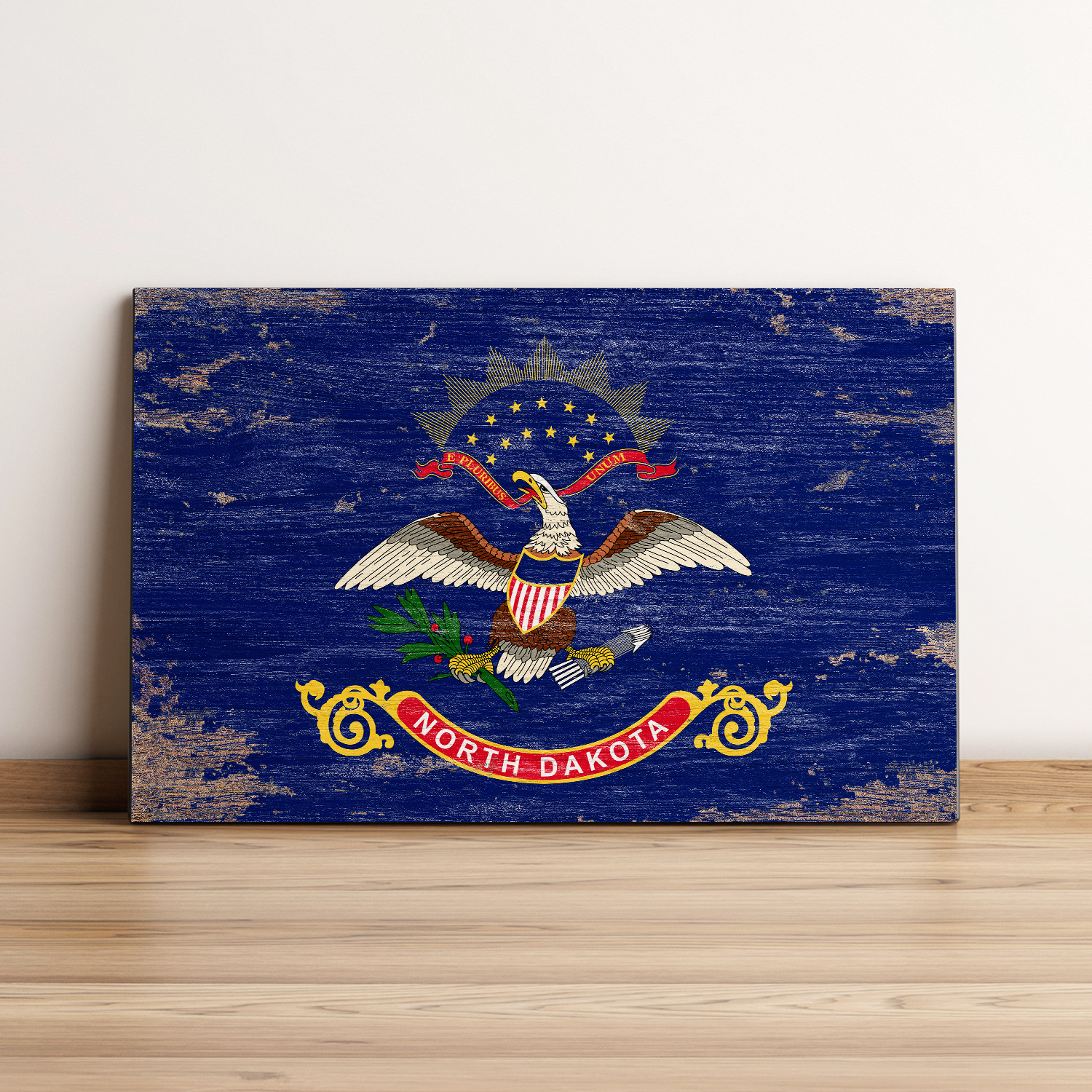 North Dakota State Flag Wall Art