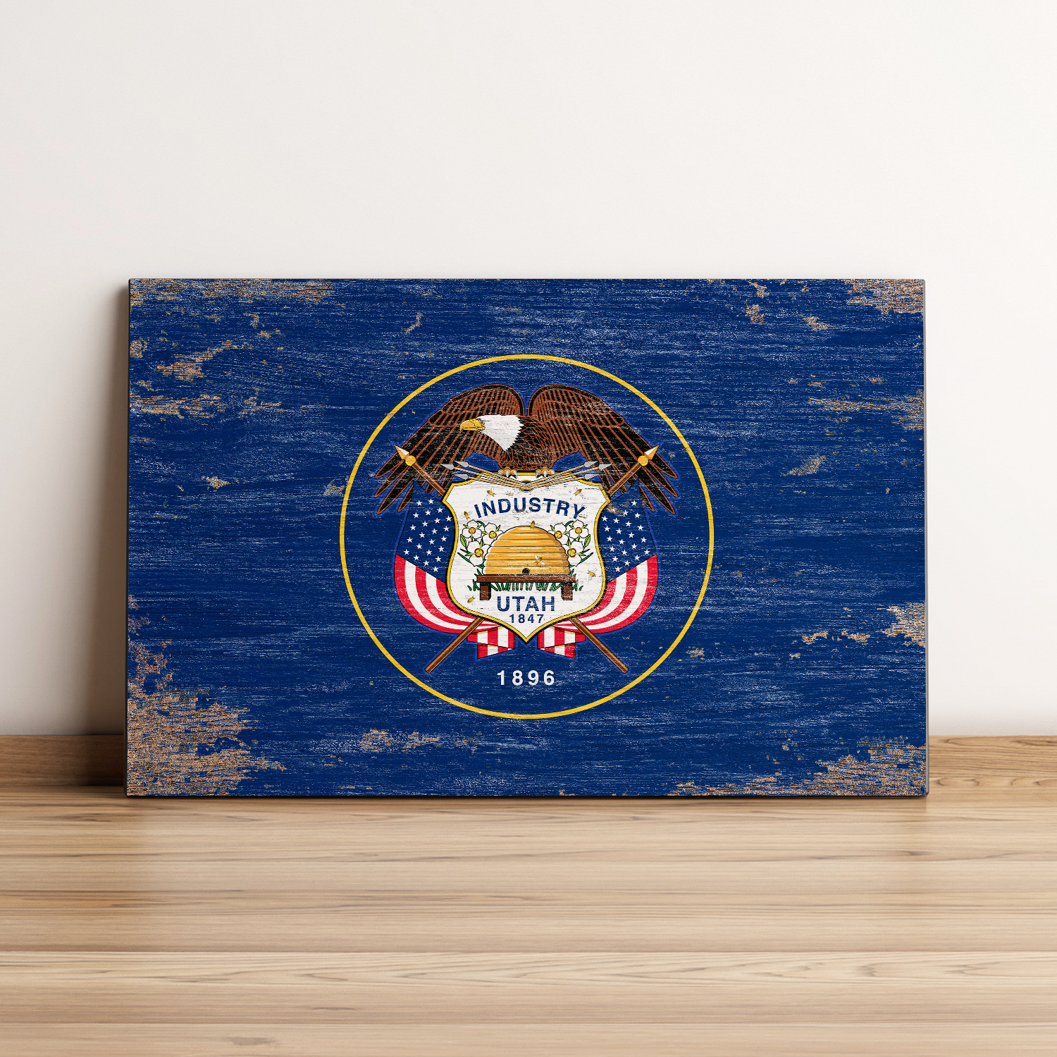 Utah State Flag Wall Art