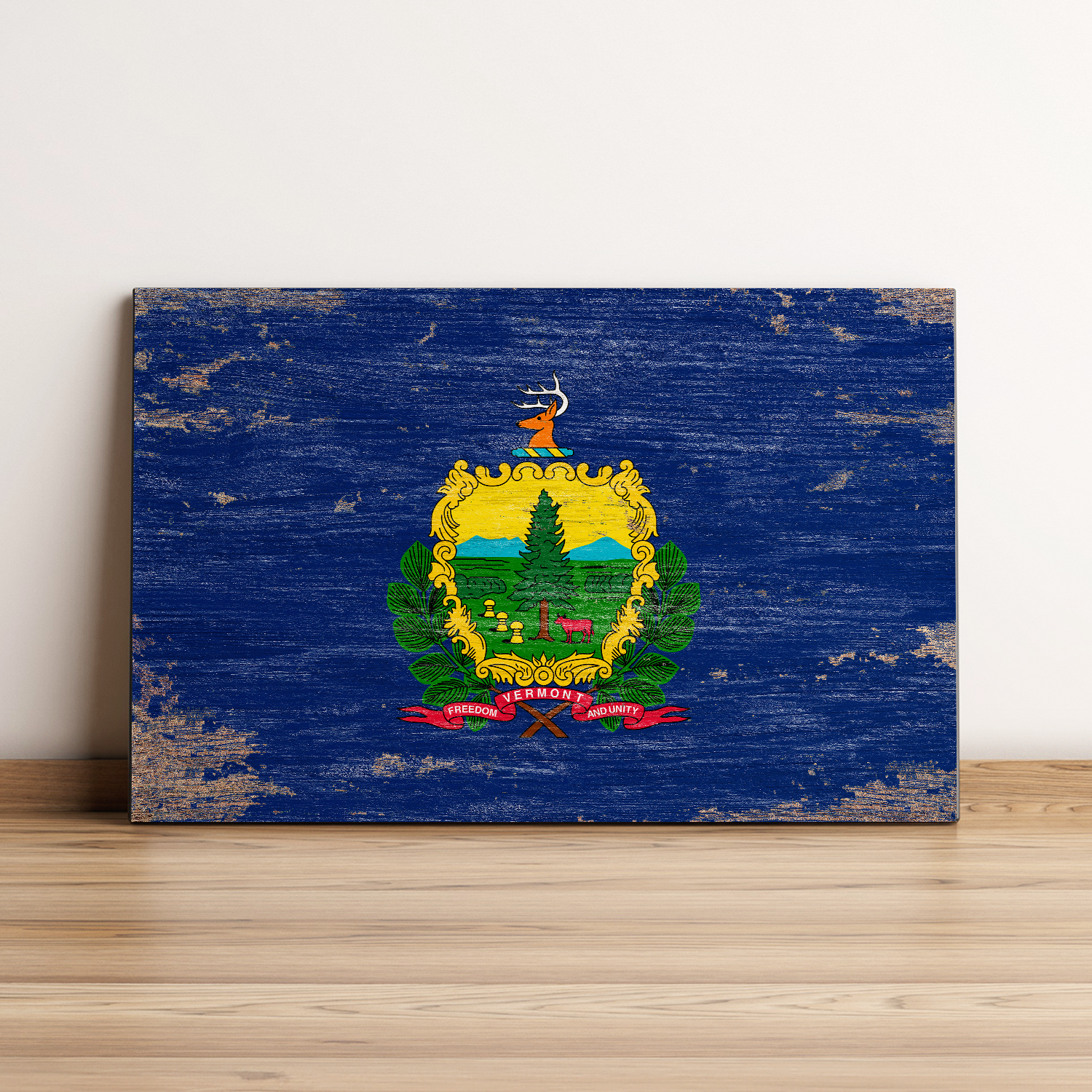 Vermont State Flag Wall Art