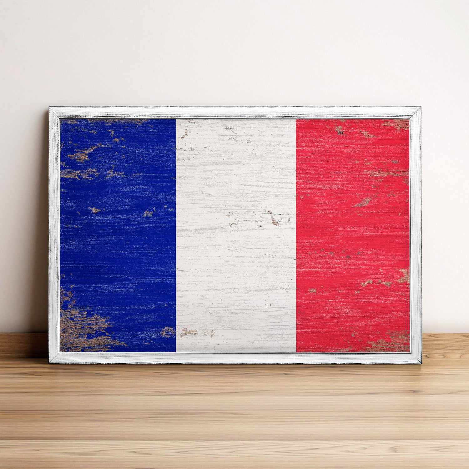 France Flag Framed Wall Art