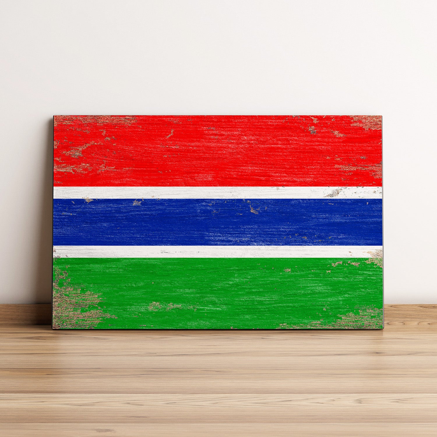 Gambia Flag Wall Art