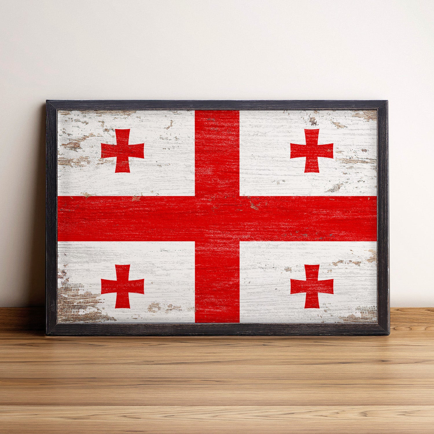 Georgia Flag Framed Wall Art