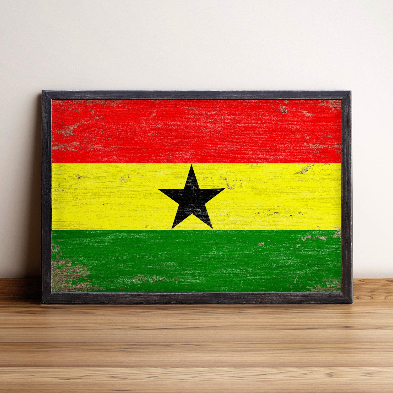 Ghana Flag Framed Wall Art