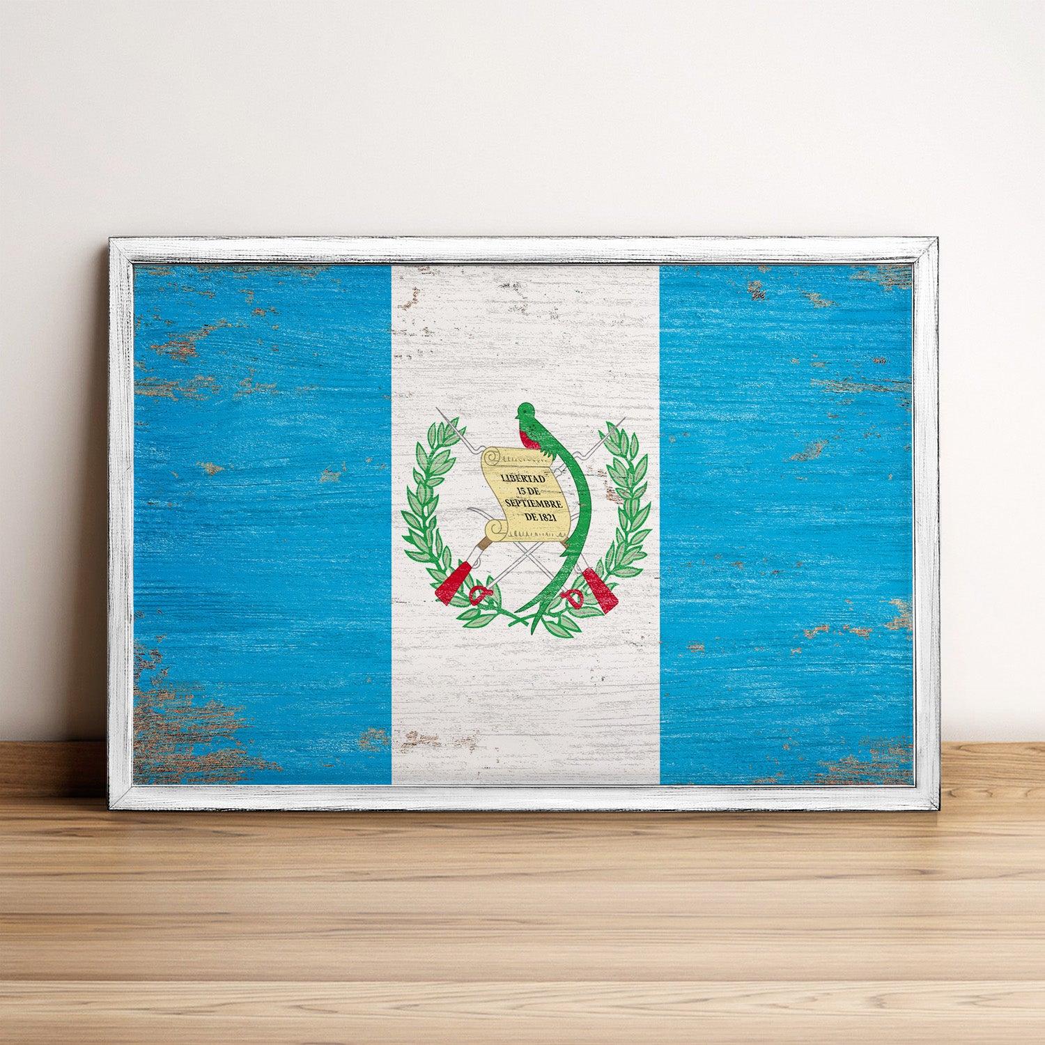 Guatemala Flag Framed Wall Art
