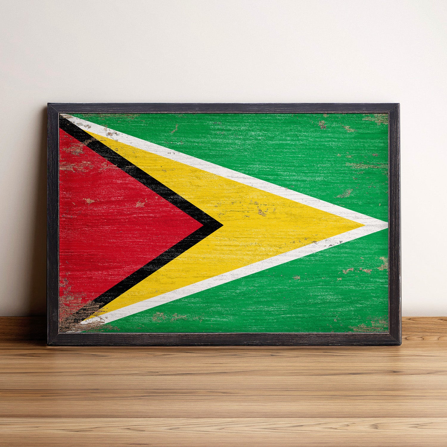 Guyana Flag Framed Wall Art