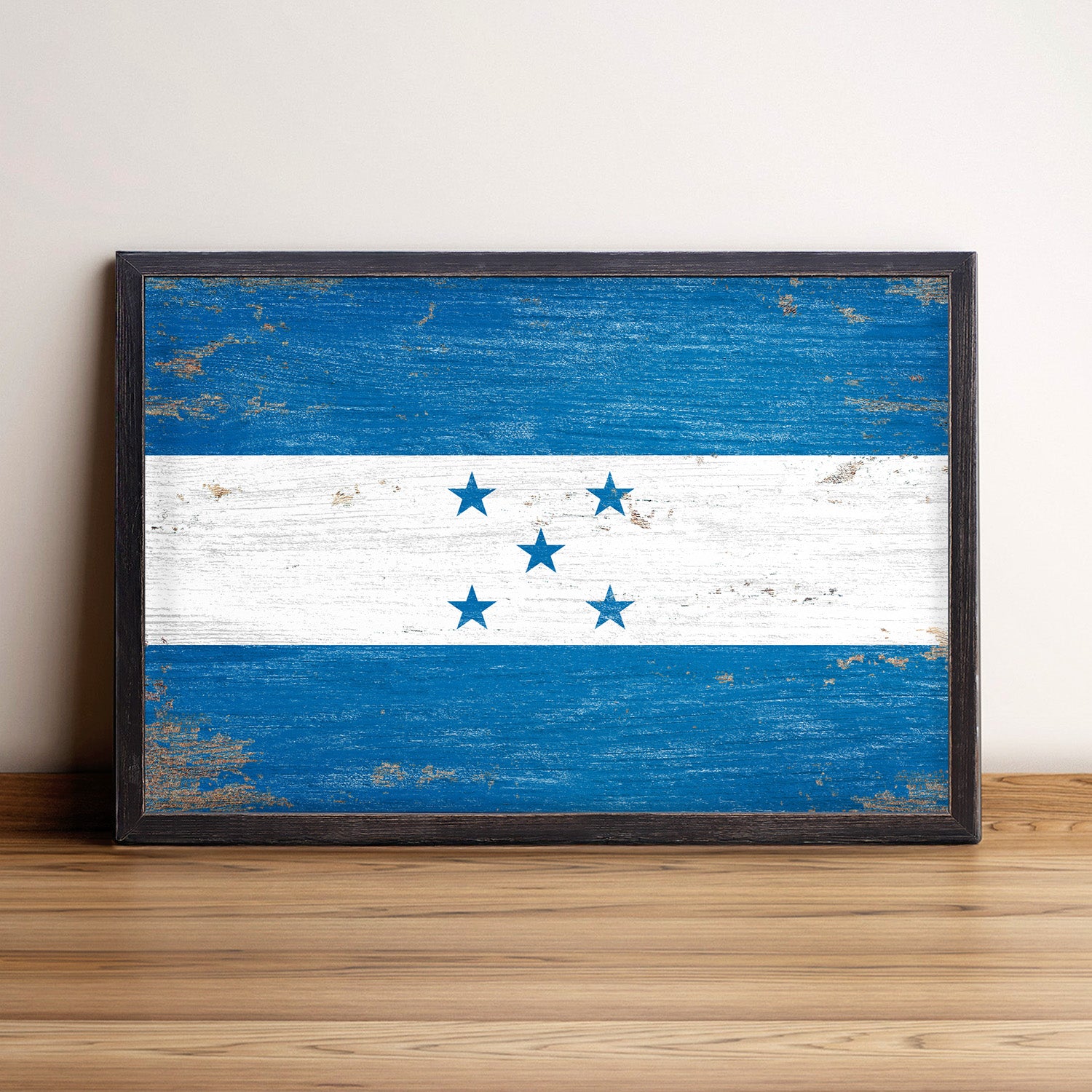 Honduras Flag Framed Wall Art