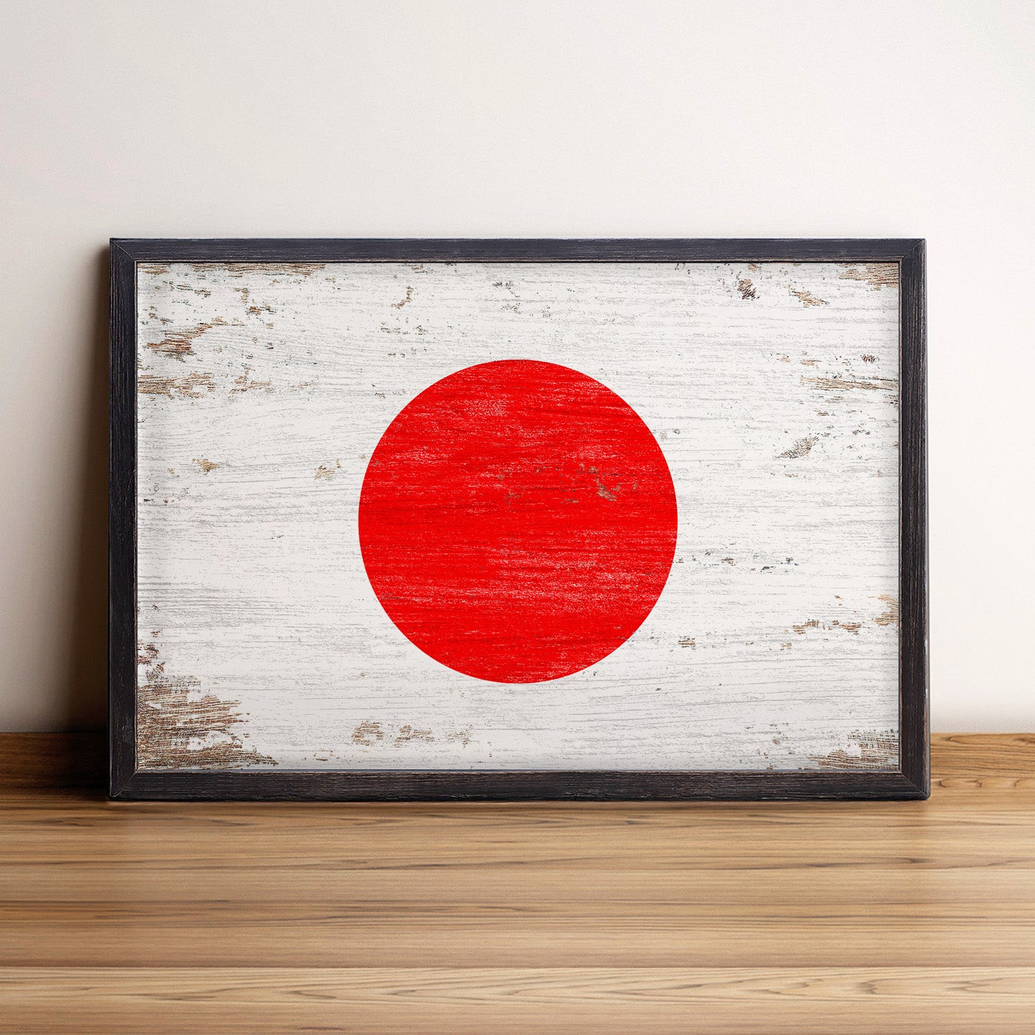 Japan Flag Framed Wall Art