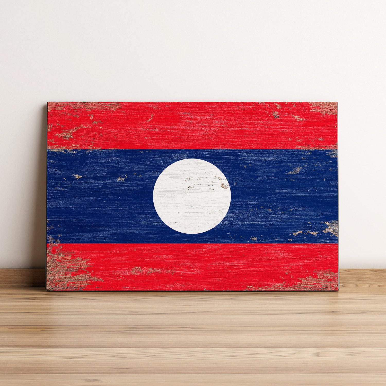 Laos Flag Wall Art